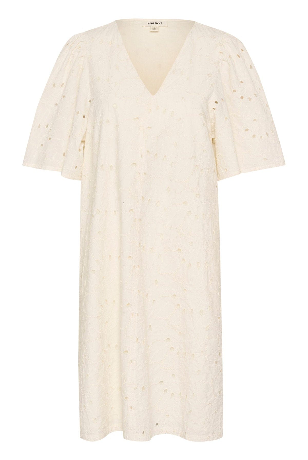 Soaked in Luxury Kiara Broderie Anglaise Dress - Whisper White