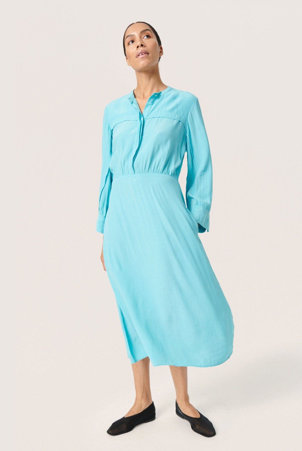 Soaked in Luxury Layna Dress - Sea Jet