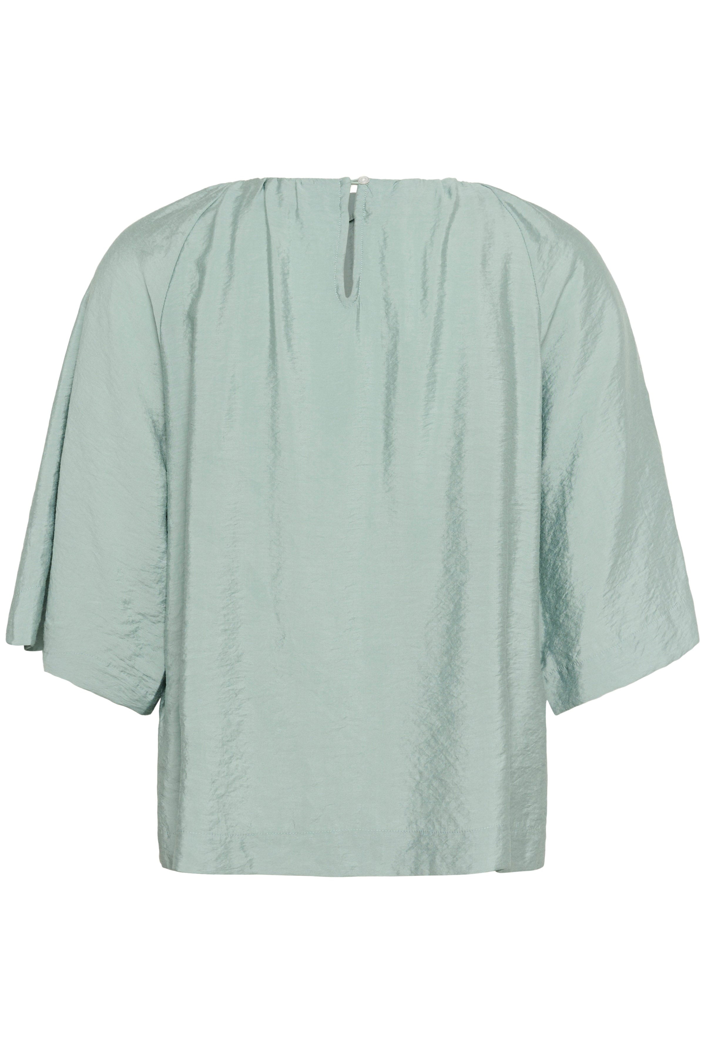 Soaked in Luxury Leodora Top - Silver Blue