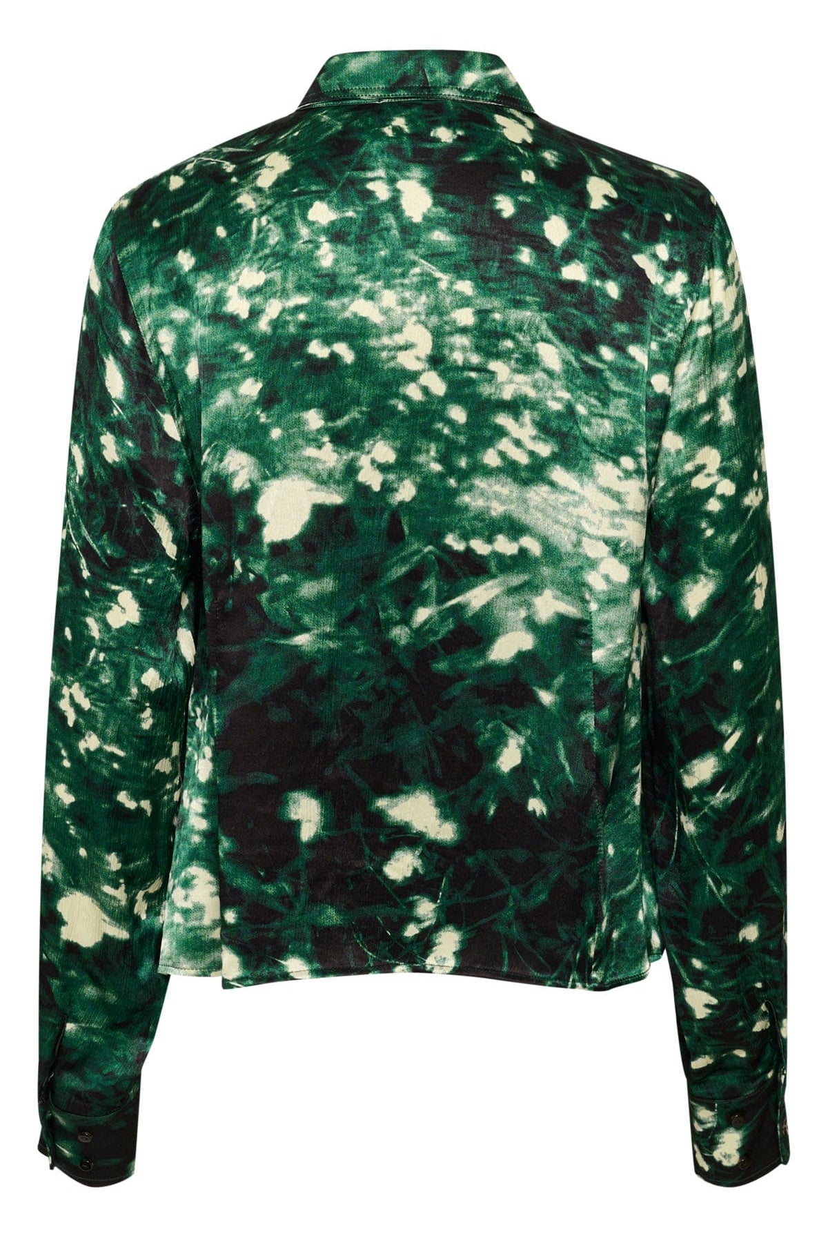 Soaked in Luxury Miria Printed Shirt - Rain Forest Splash Print
