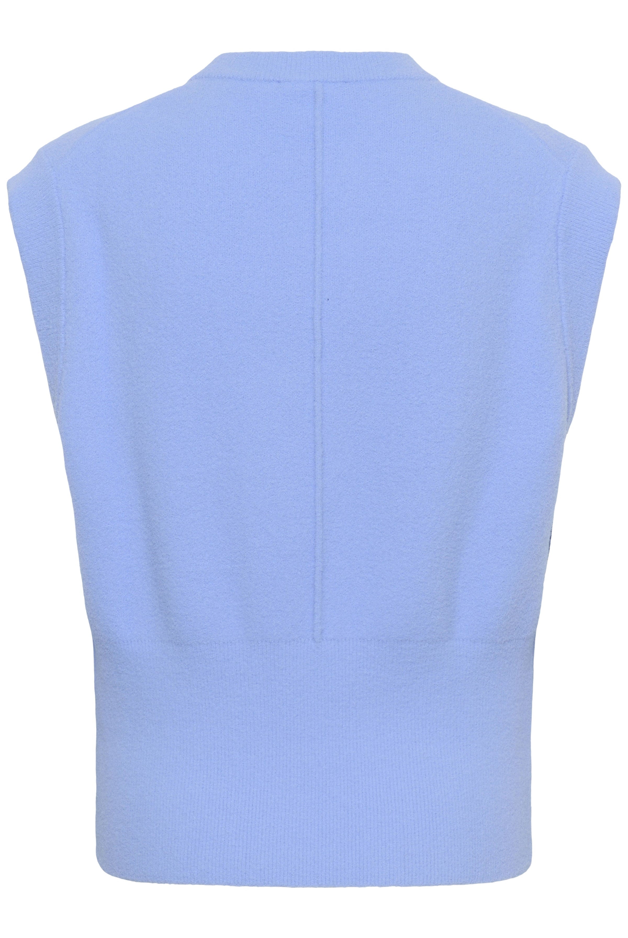 Soaked in Luxury Nerea Knitted Sleeveless Jumper - Hydrangea
