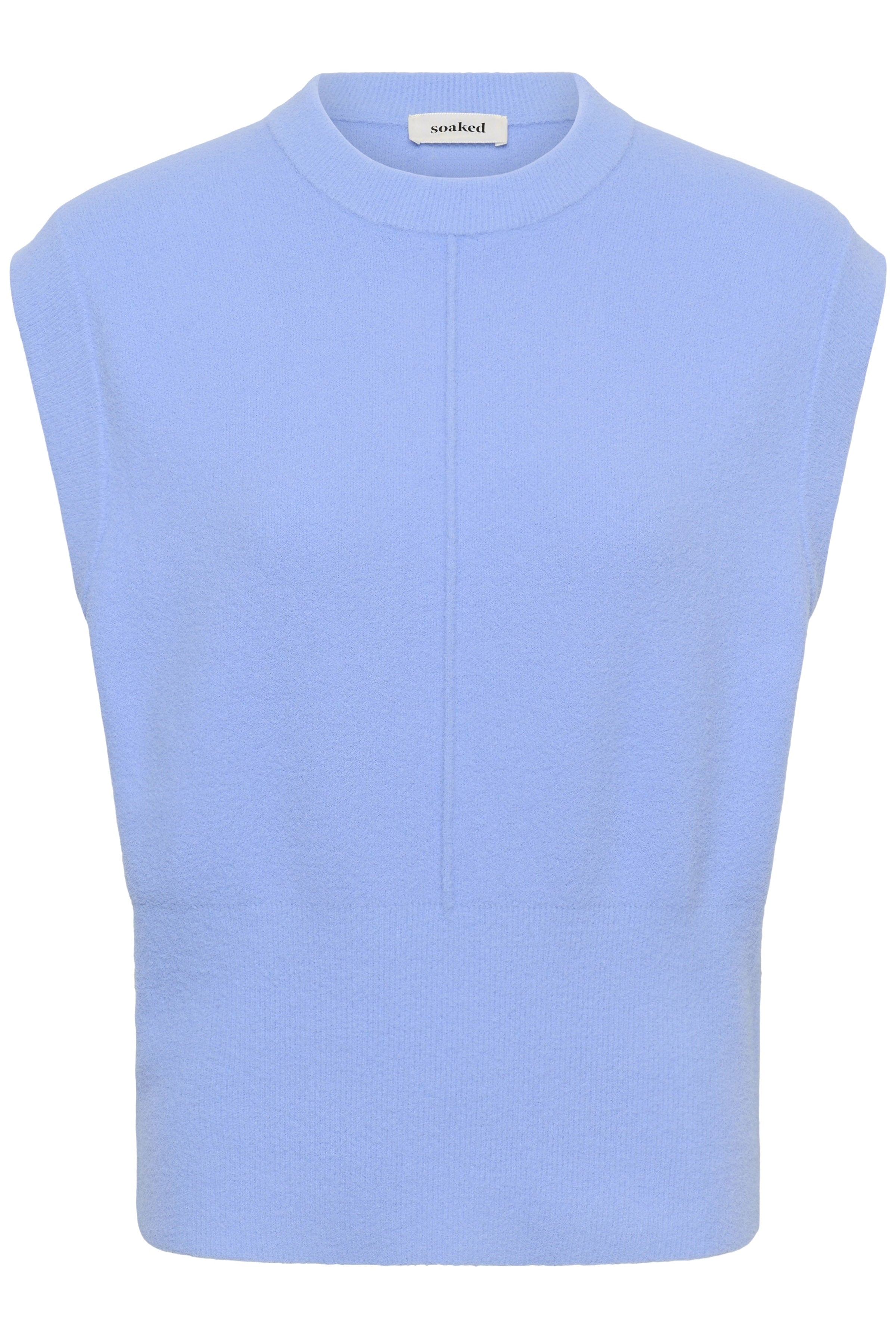 Soaked in Luxury Nerea Knitted Sleeveless Jumper - Hydrangea