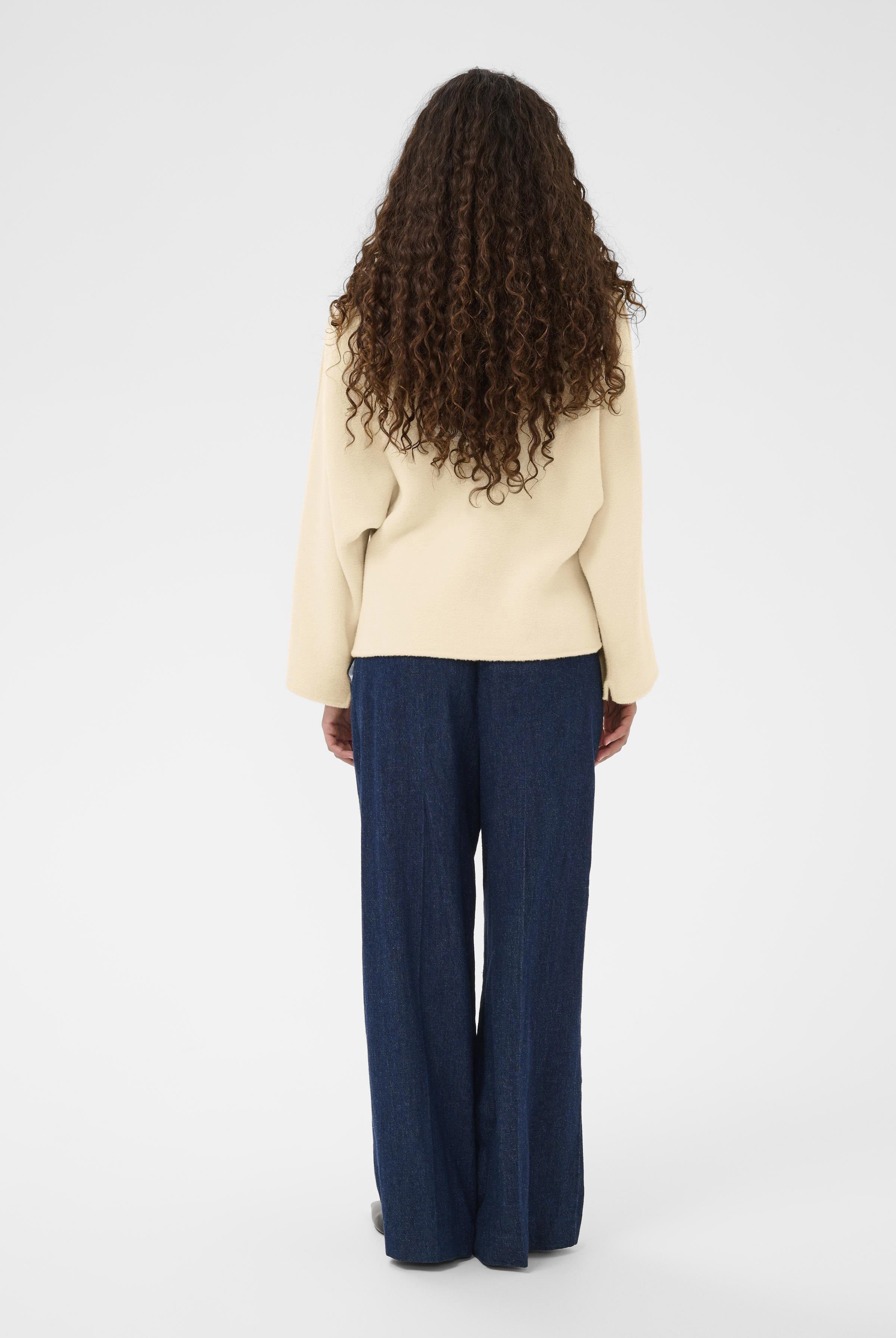 Soaked in Luxury Nerea Slash Neck Jumper - Turtledove