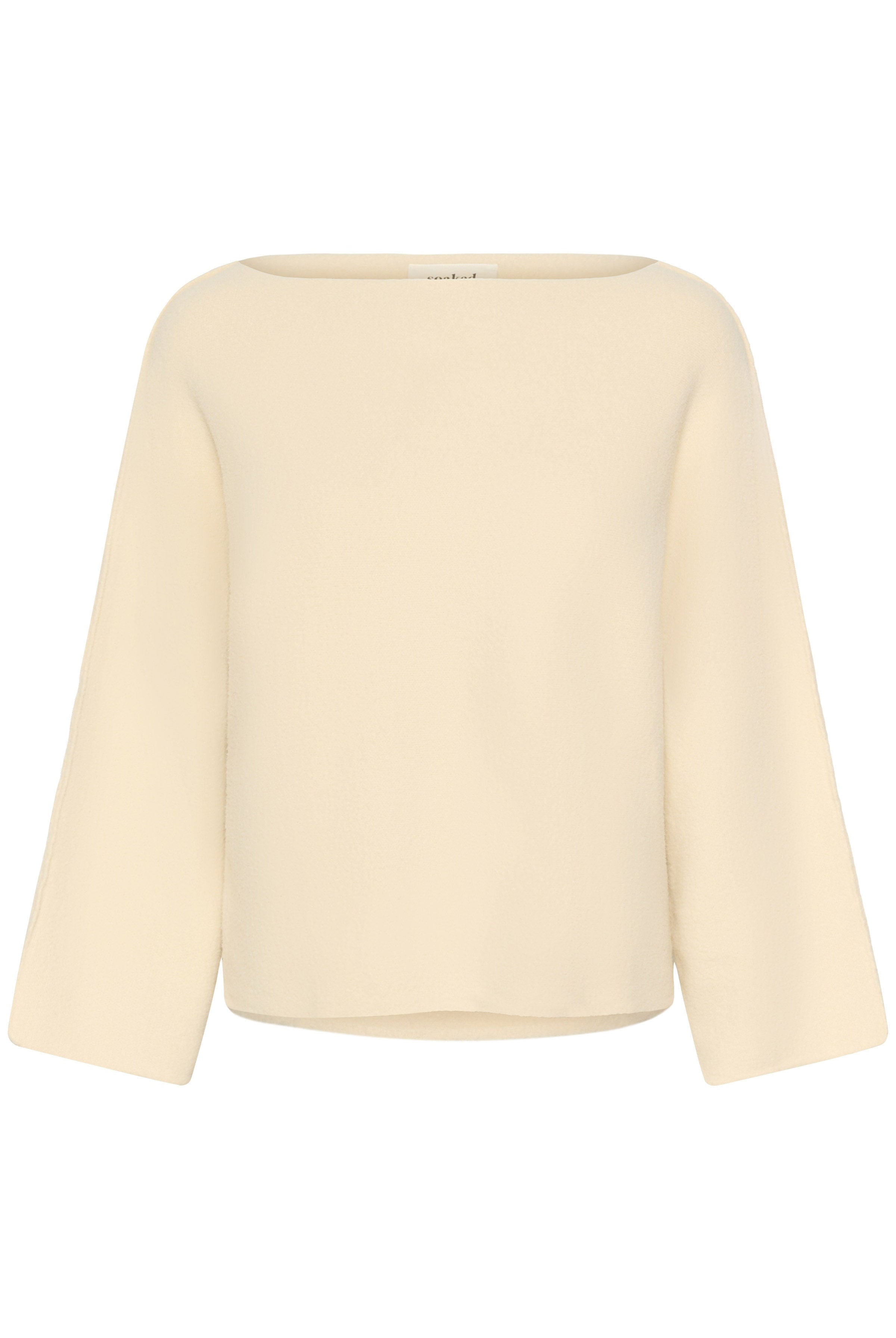 Soaked in Luxury Nerea Slash Neck Jumper - Turtledove