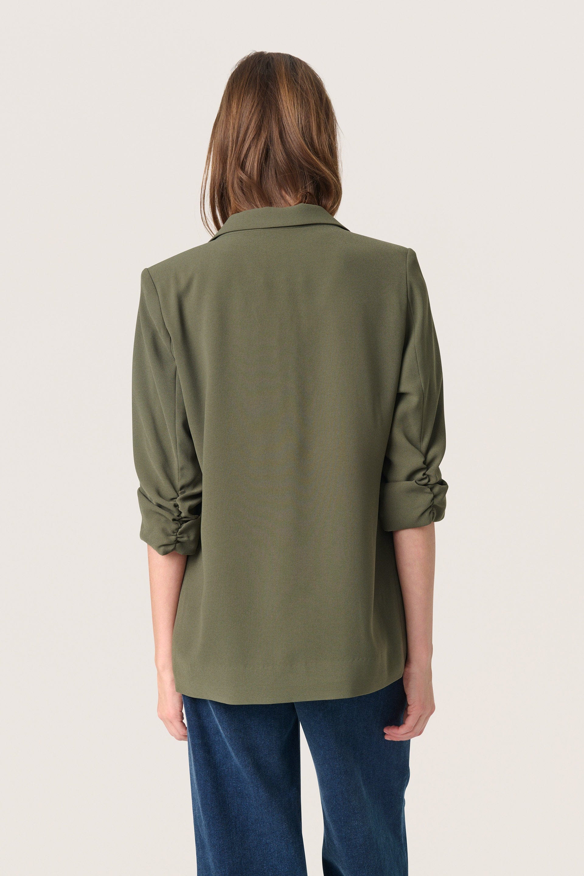 Soaked in Luxury Shirley Blazer - Grape Leaf