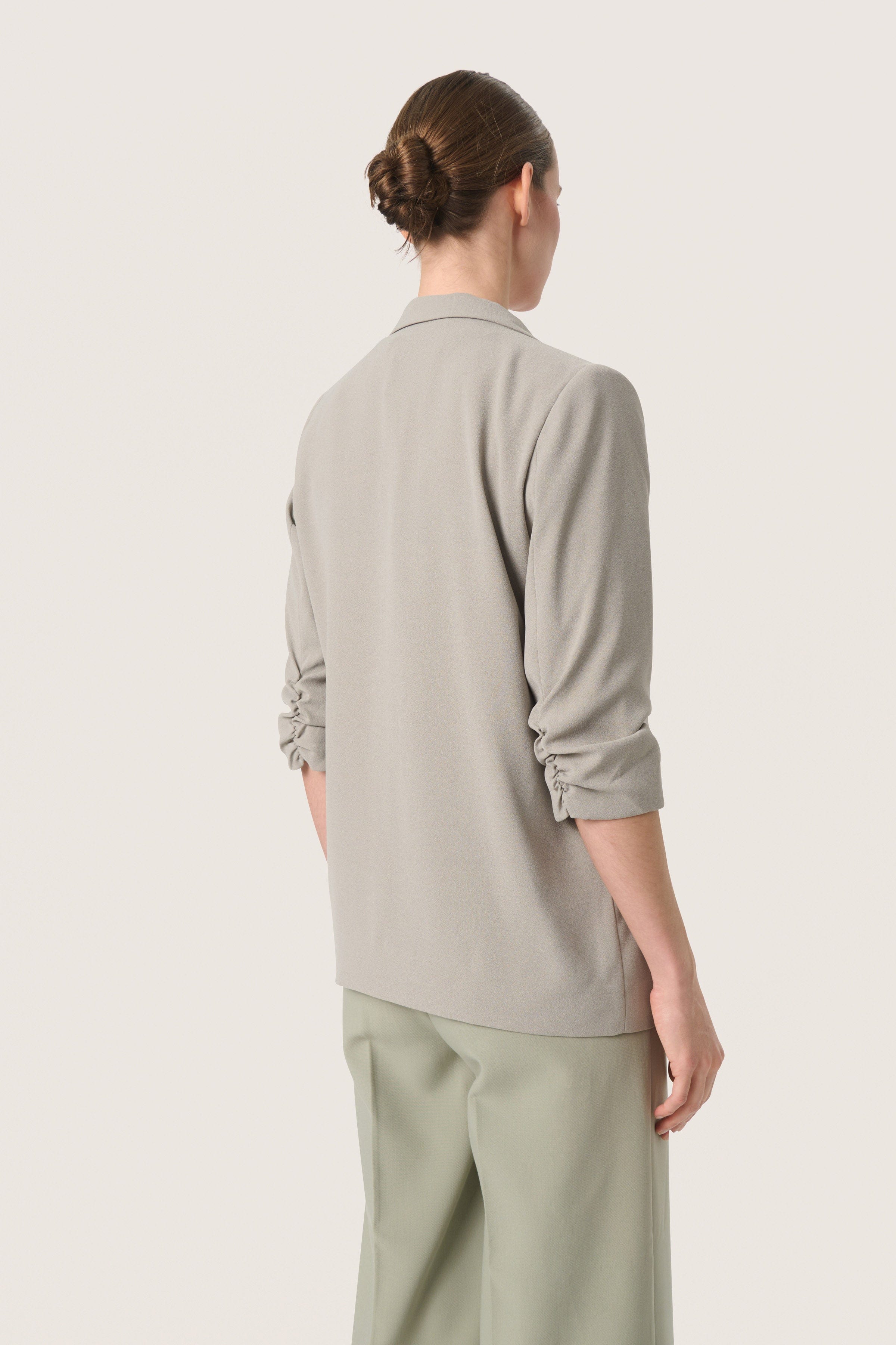 Soaked in Luxury Shirley Blazer - Shadow