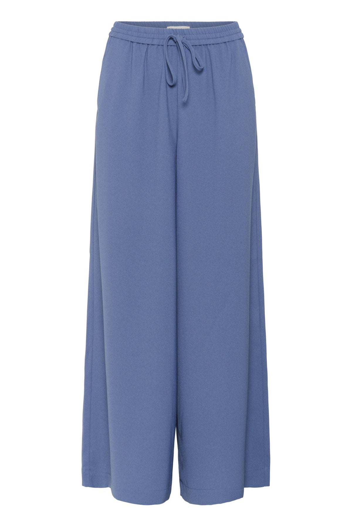Soaked in Luxury Shirley Wide Leg Trousers - Bijou Blue