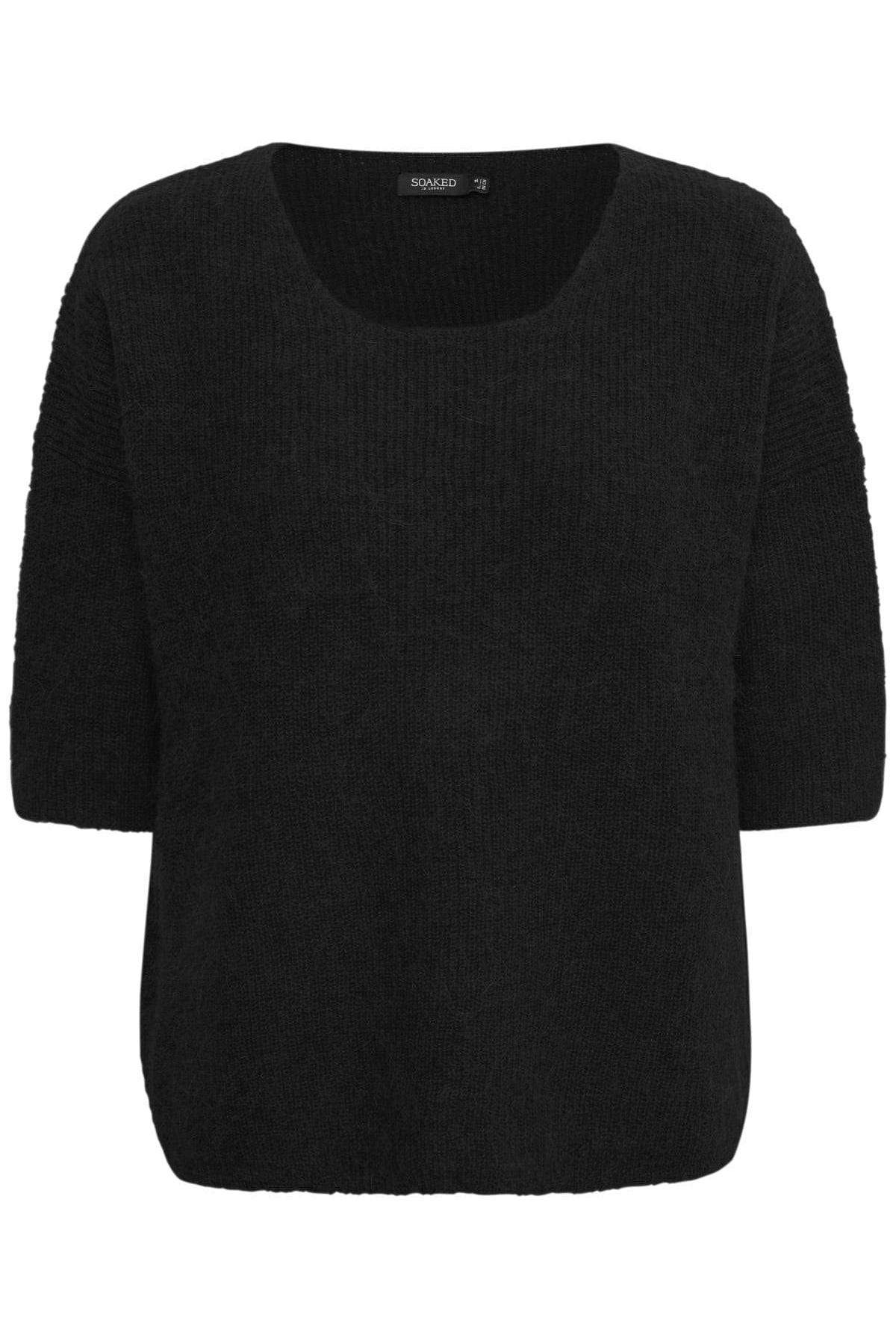 Soaked in Luxury Tuesday Knitted Jumper - Black
