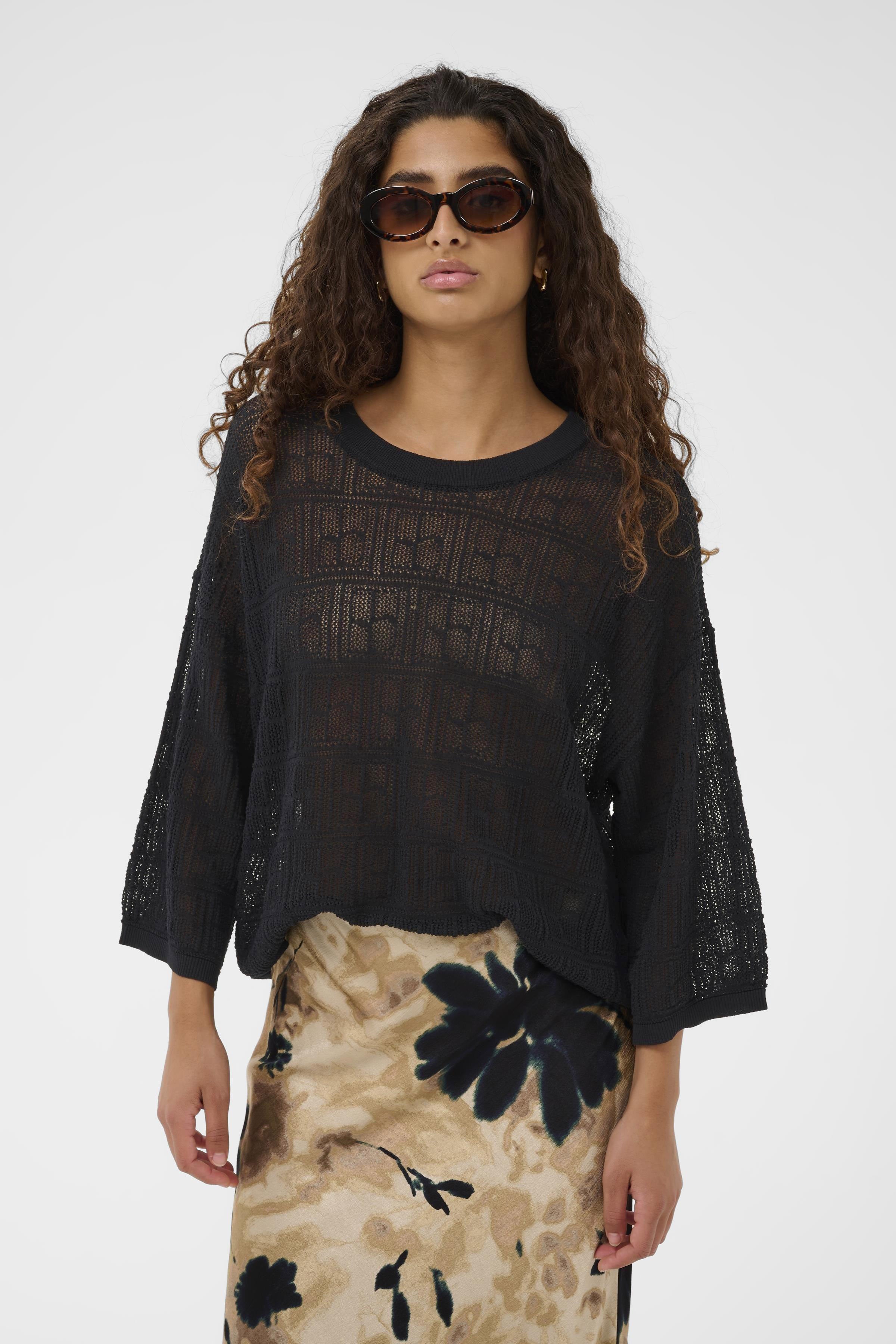 Soaked in Luxury Yasmine Jumper - Black
