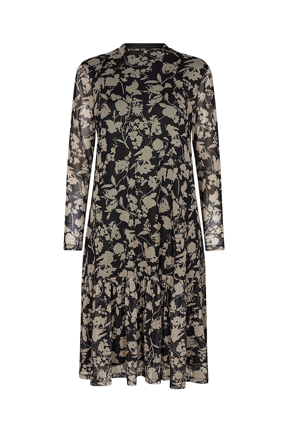 Soya Concept Alda Mesh Dress - Sand Combi