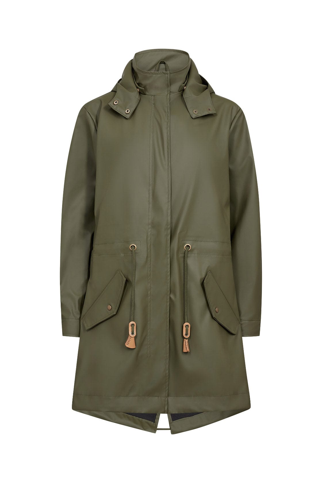 Soya Concept Alexa PU Rain Jacket - Olive