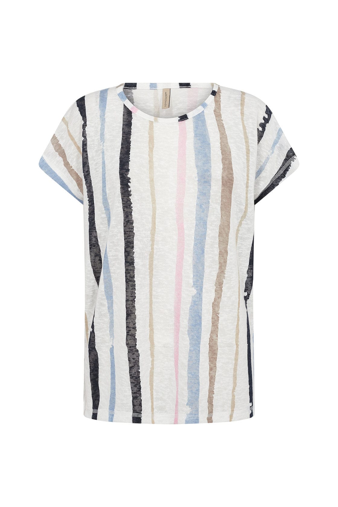 Soya Concept Aretha T-Shirt - Crystal Blue Combi