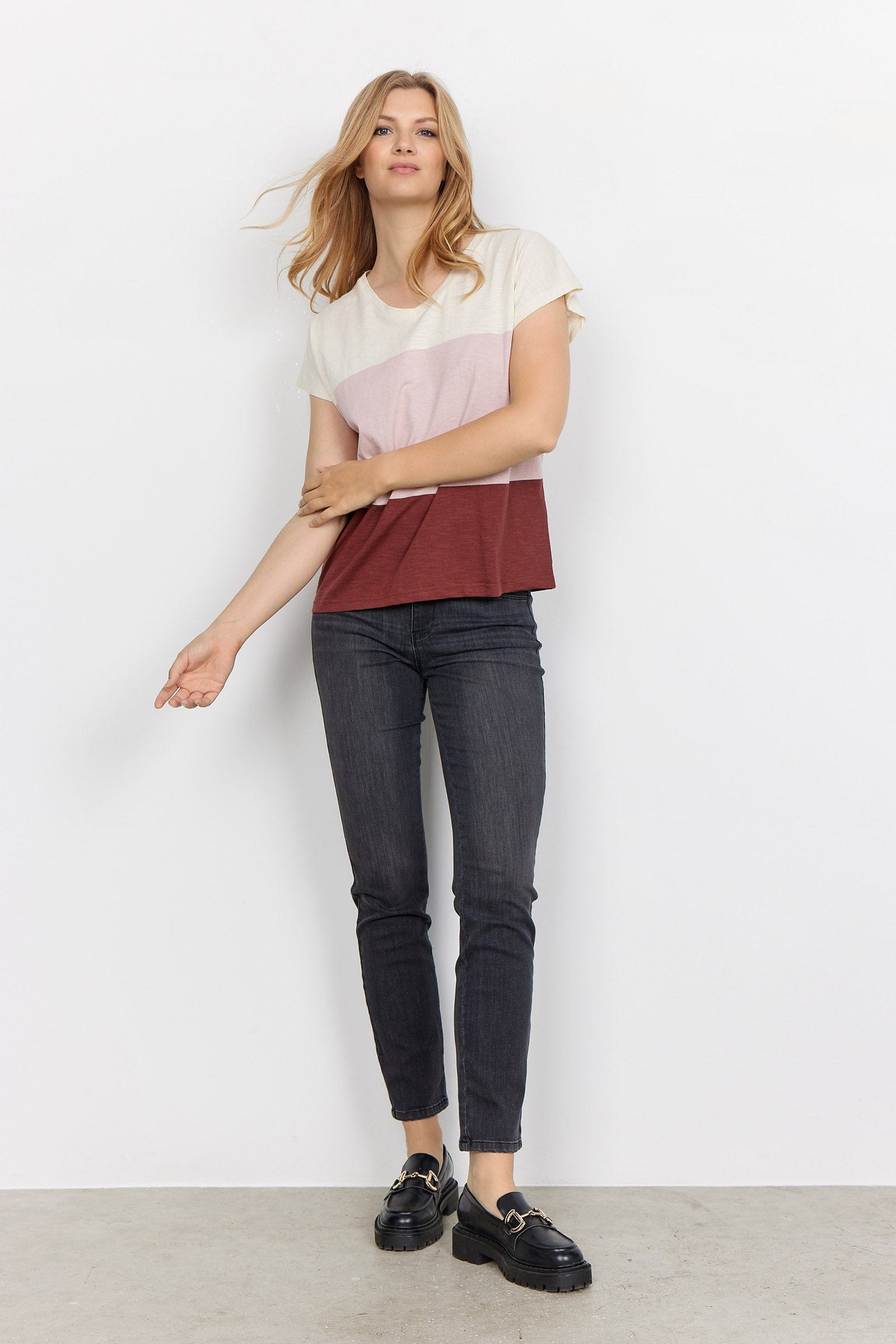 Soya Concept Babette T-Shirt - Wine Combi