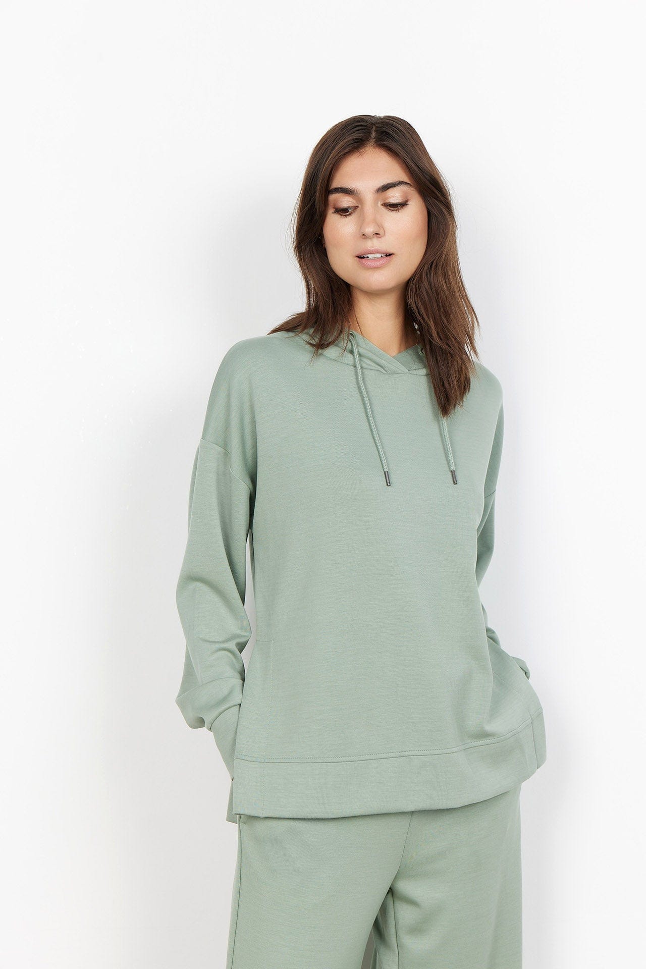 Soya Concept Banu Hoodie - Moss Green
