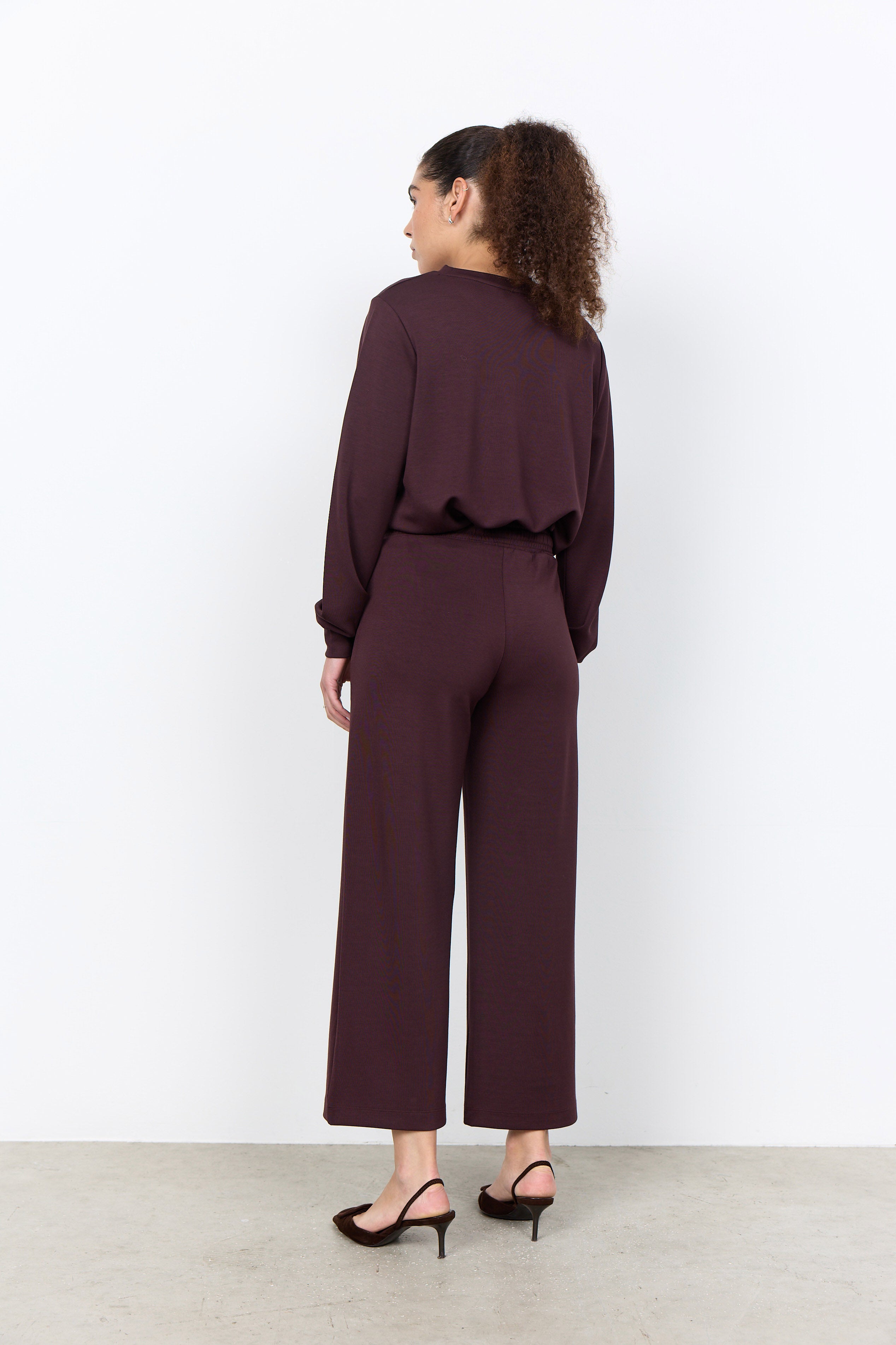 Soya Concept Banu Lounge Trousers - Chocolate Plum