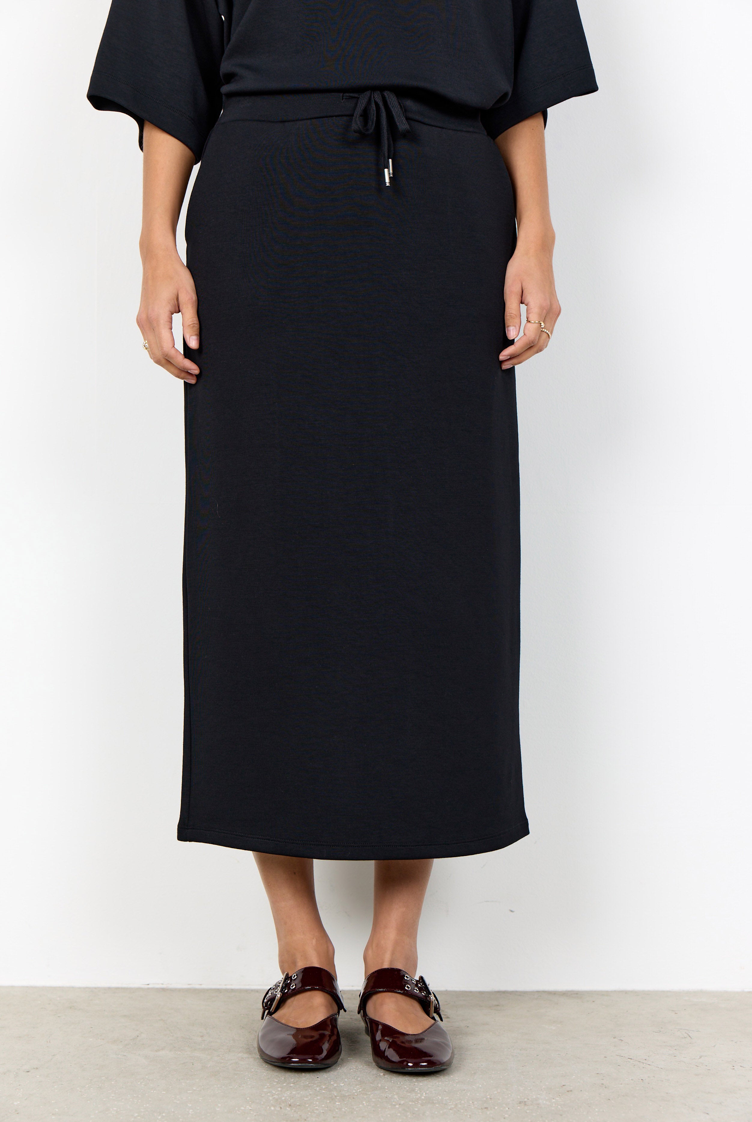 Soya Concept Banu Midi Skirt - Black
