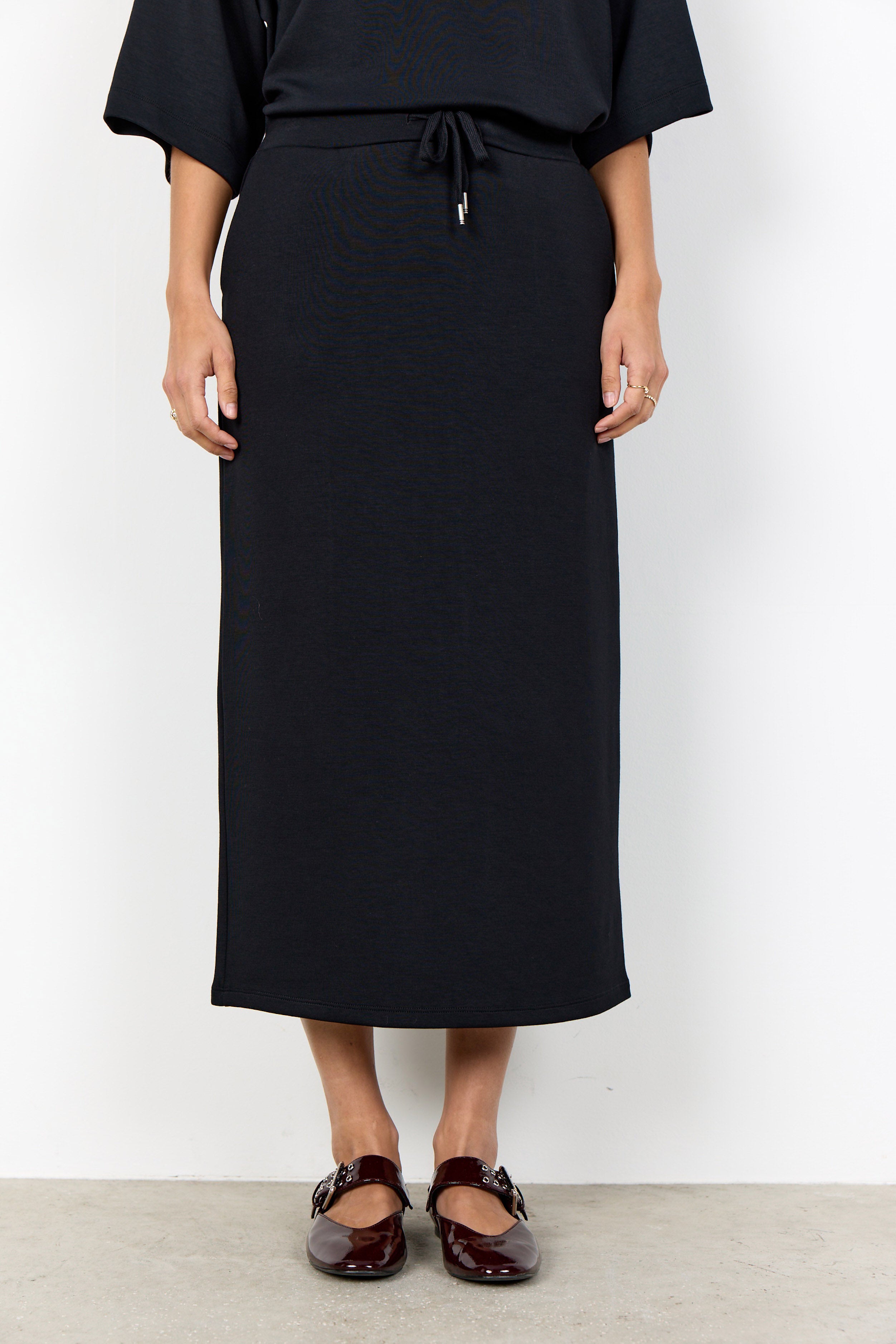 Soya Concept Banu Midi Skirt - Black