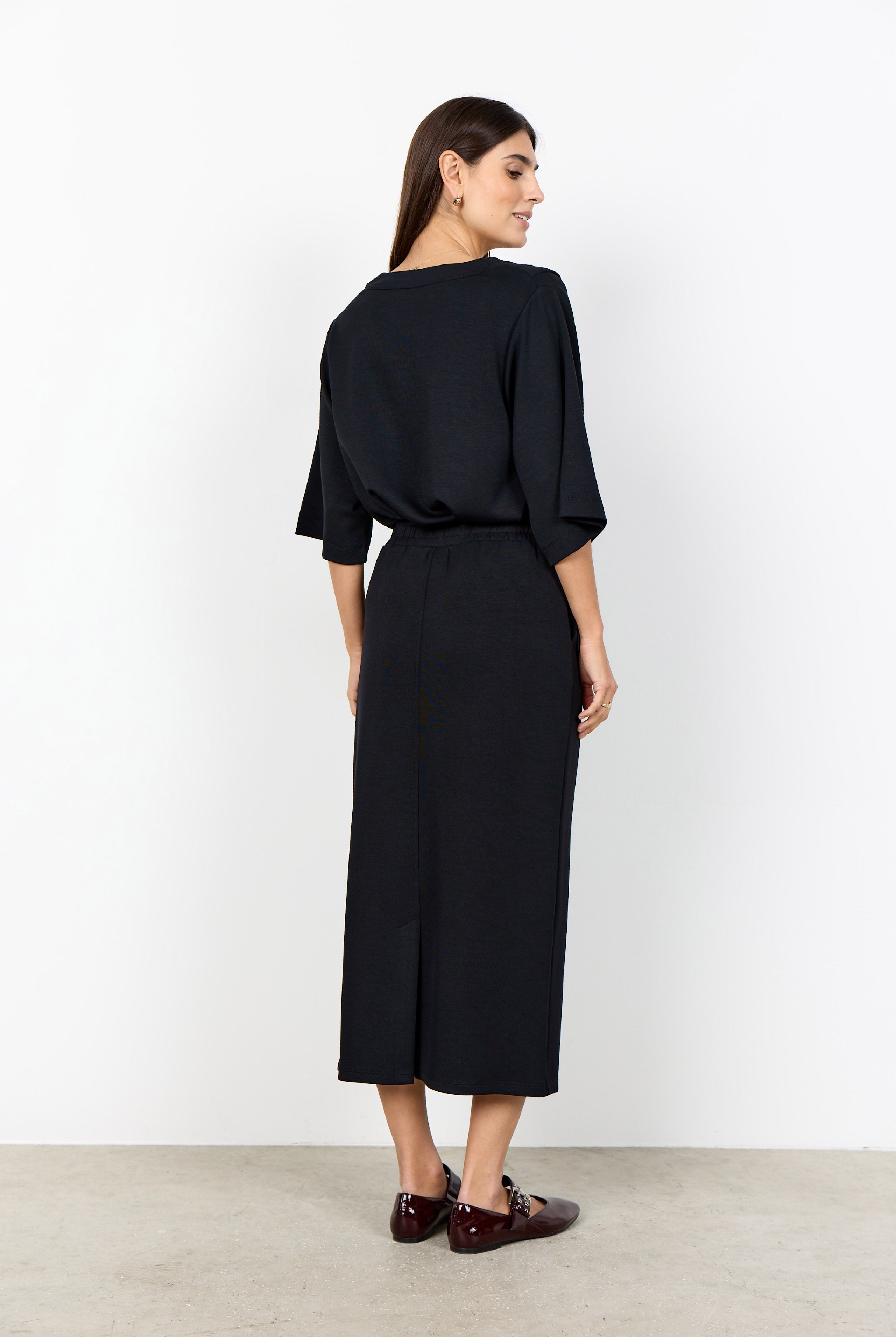 Soya Concept Banu Midi Skirt - Black