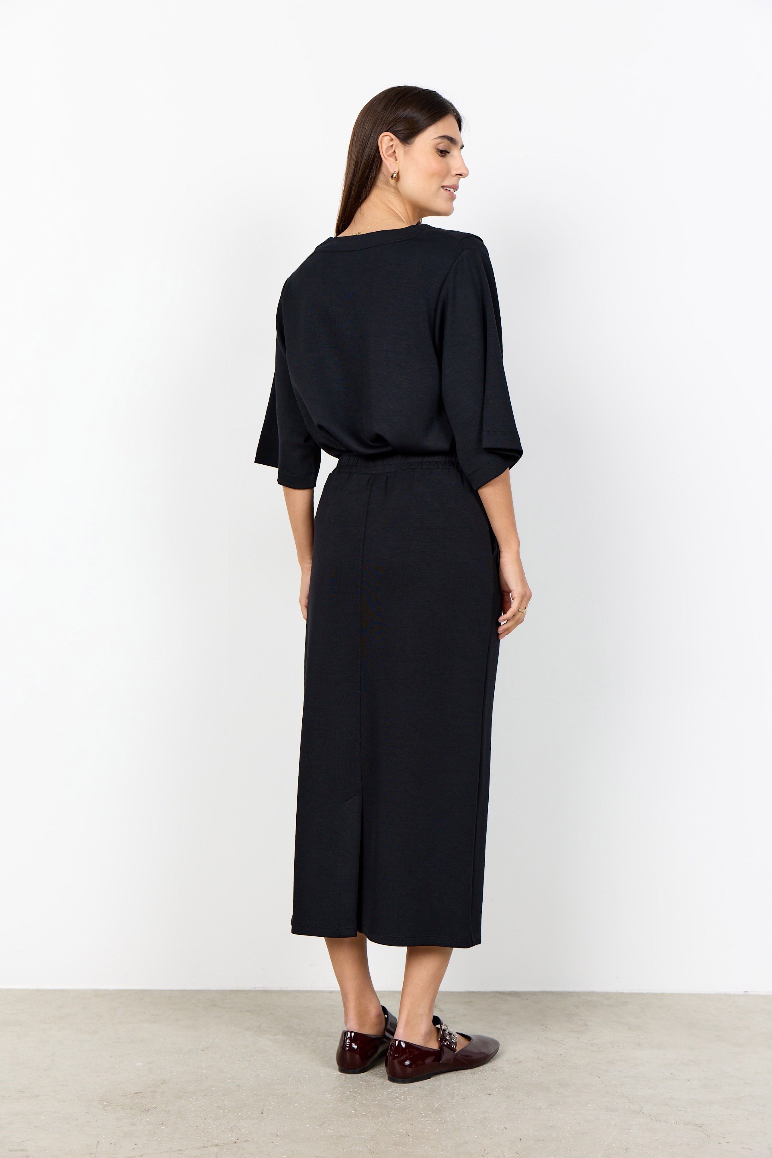 Soya Concept Banu Midi Skirt - Black