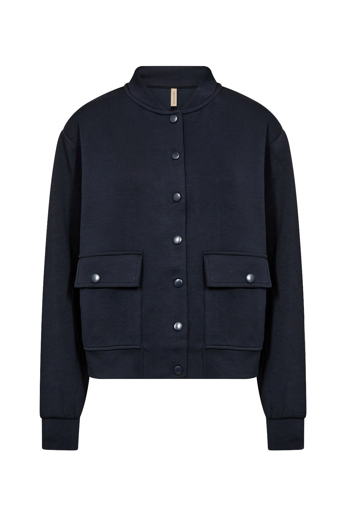 Soya Concept Banu Popper Front Jacket - Navy