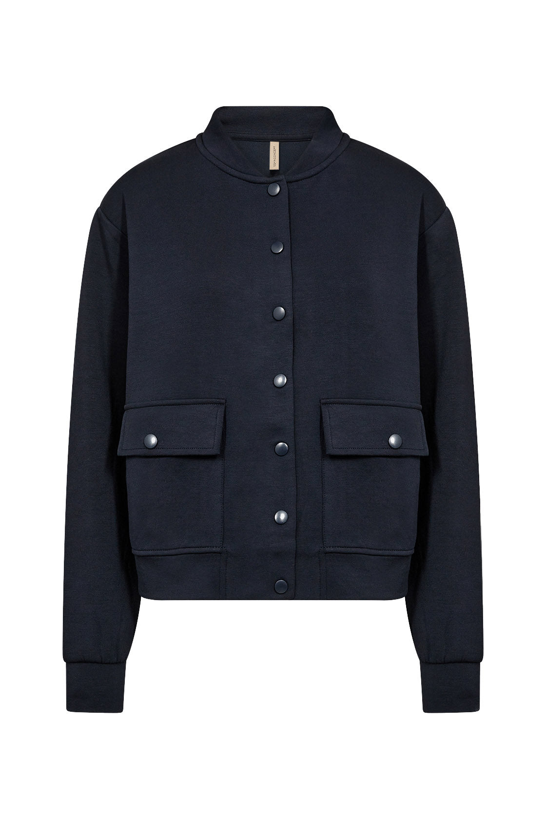 Soya Concept Banu Popper Front Jacket - Navy