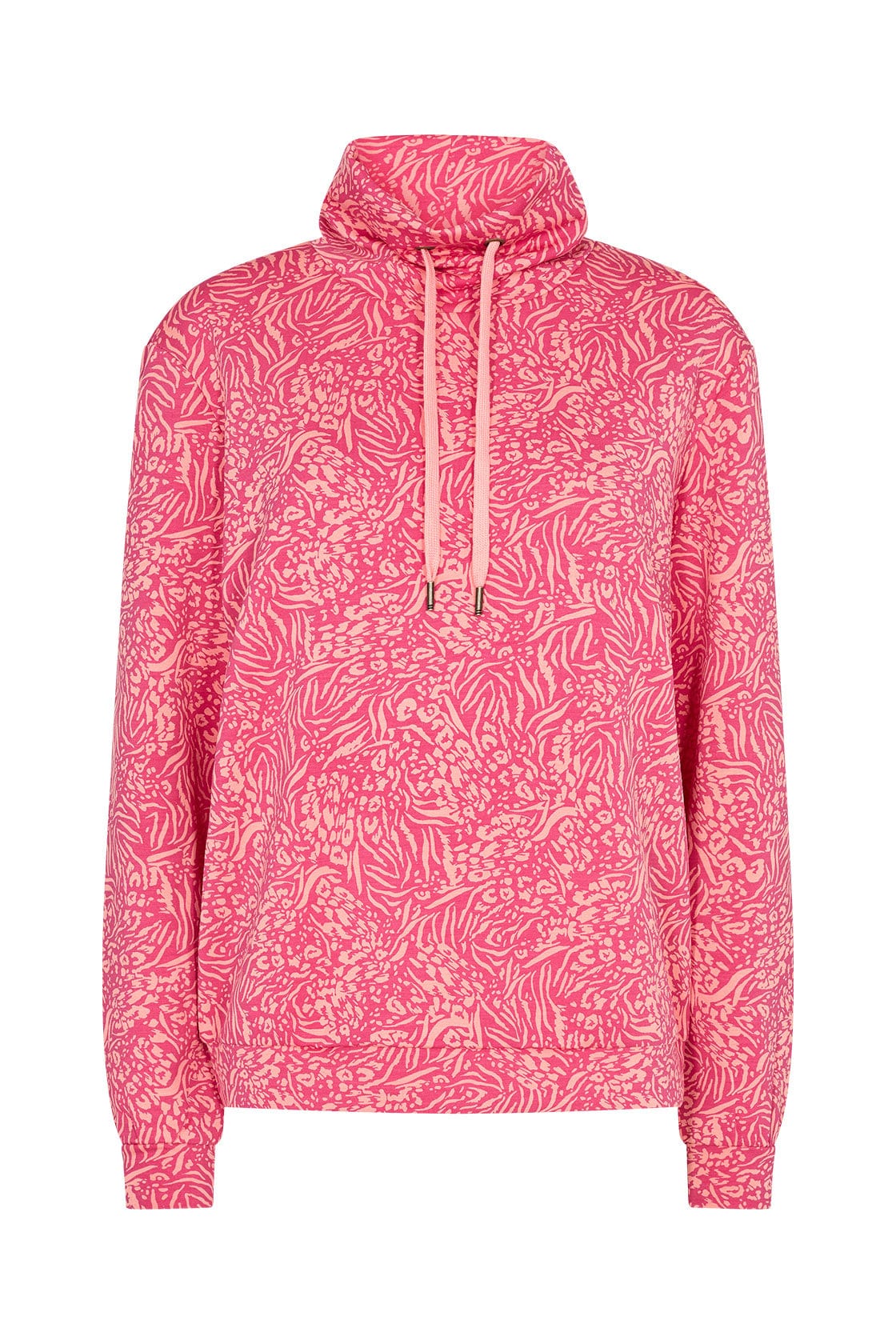 Soya Concept Banu Printed Sweatshirt - Fuchsia Rose Combi