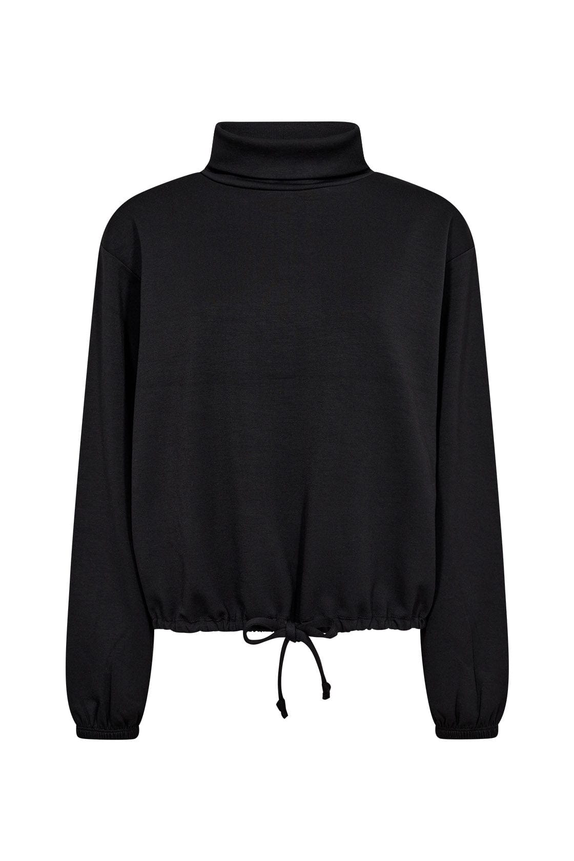 Soya Concept Banu Roll Neck Sweatshirt- Black