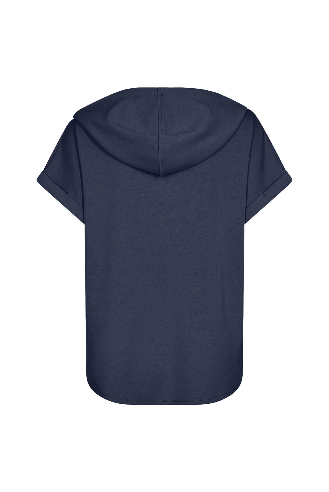 Soya Concept Banu Short Sleeve Hoodie - Navy