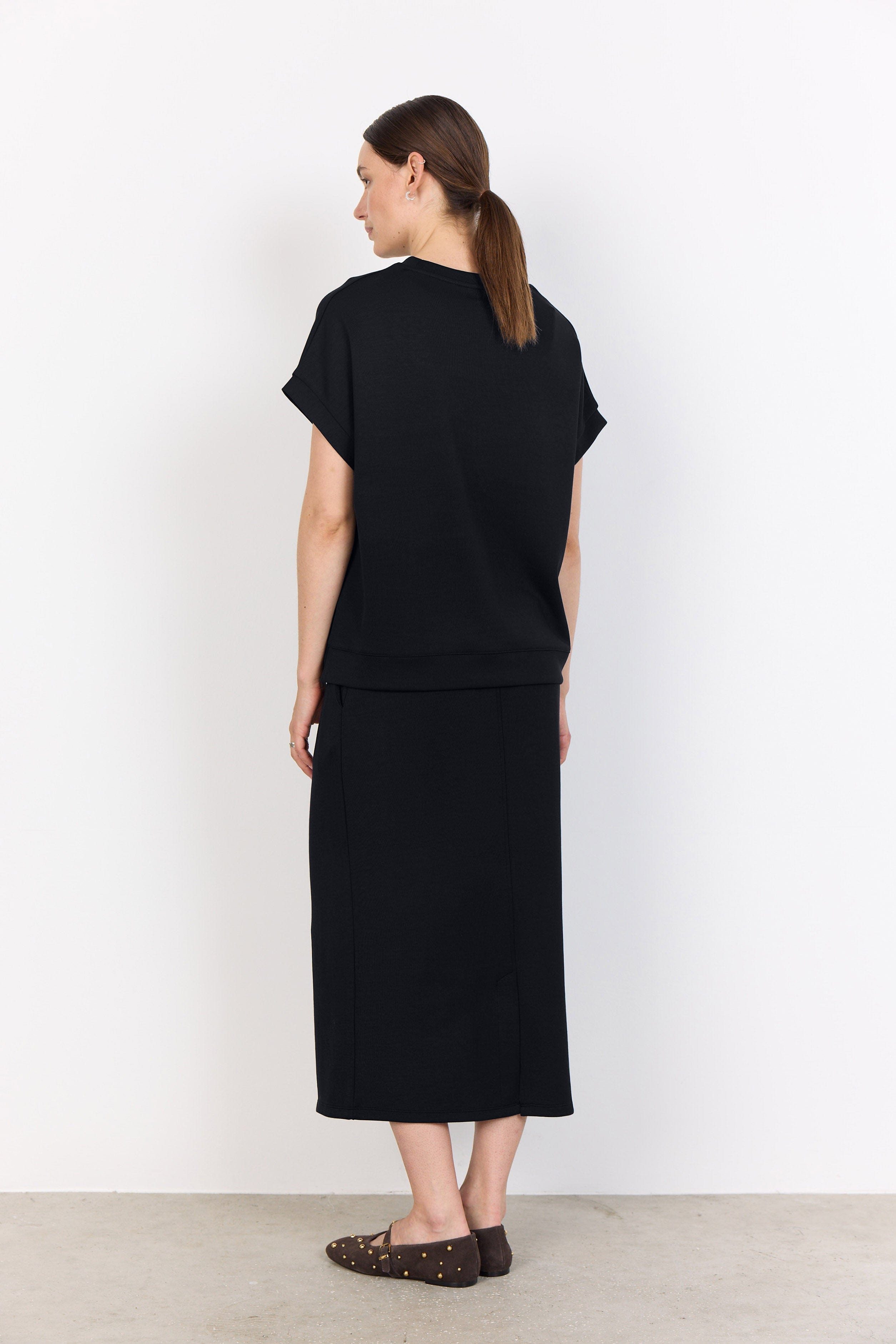 Soya Concept Banu Short Sleeve T-Shirt - Black