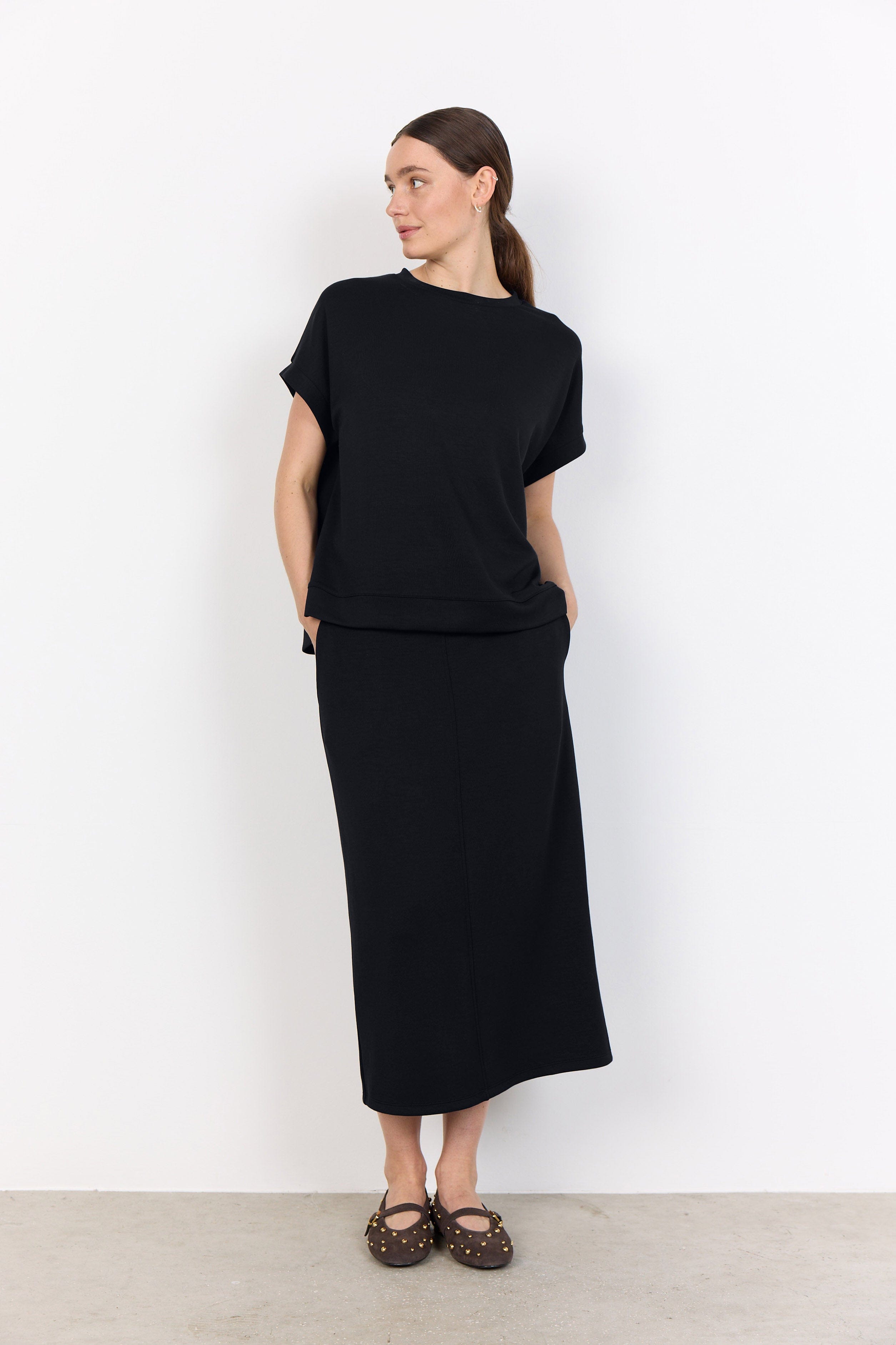 Soya Concept Banu Short Sleeve T-Shirt - Black