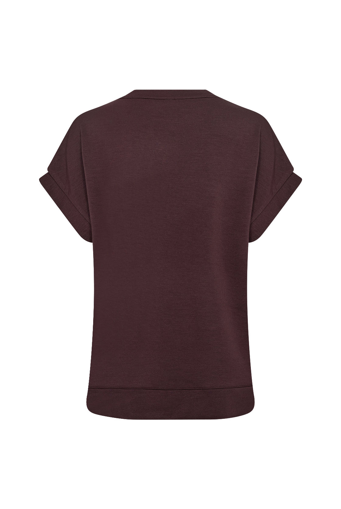 Soya Concept Banu Short Sleeve T-Shirt - Chocolate Plum