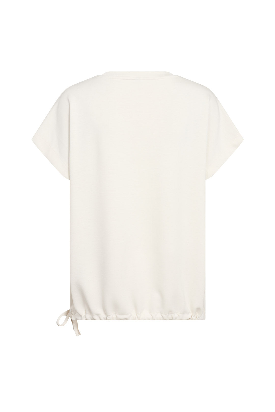 Soya Concept Banu Top with Draw Cord Hem - Cream