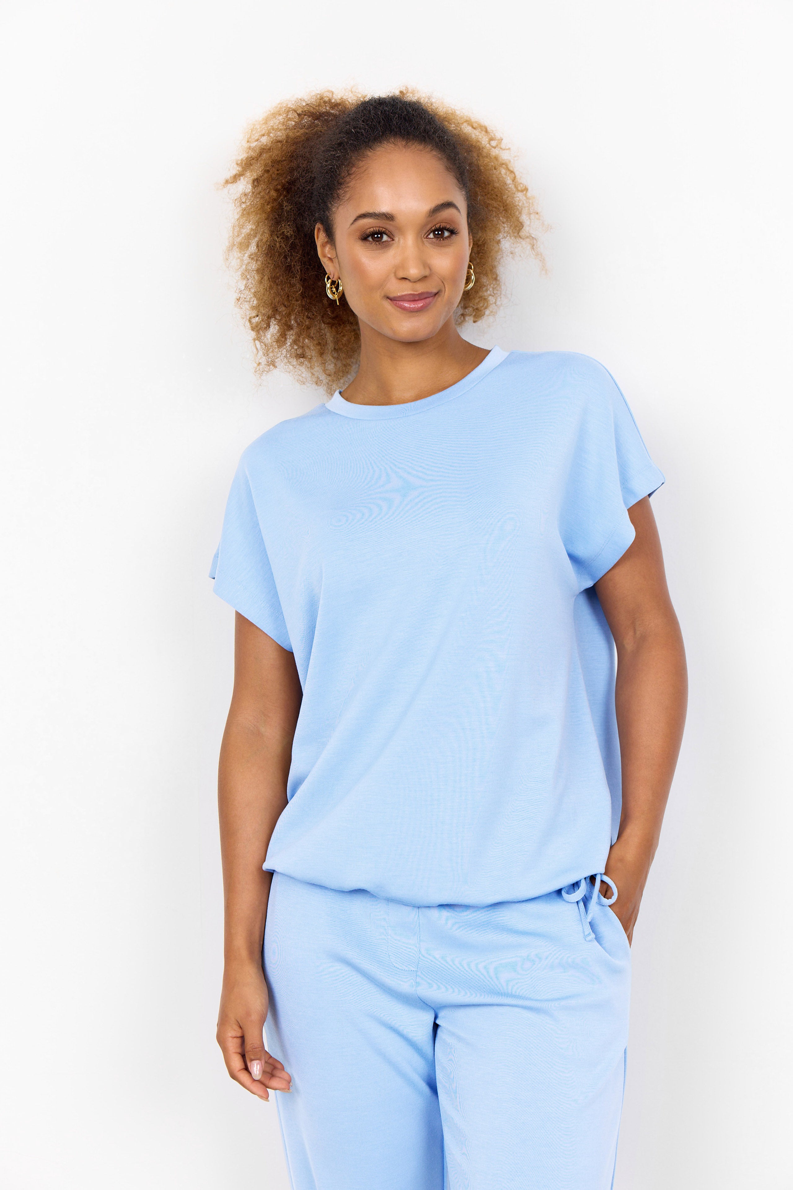 Soya Concept Banu Top with Draw Cord Hem - Windsurfer