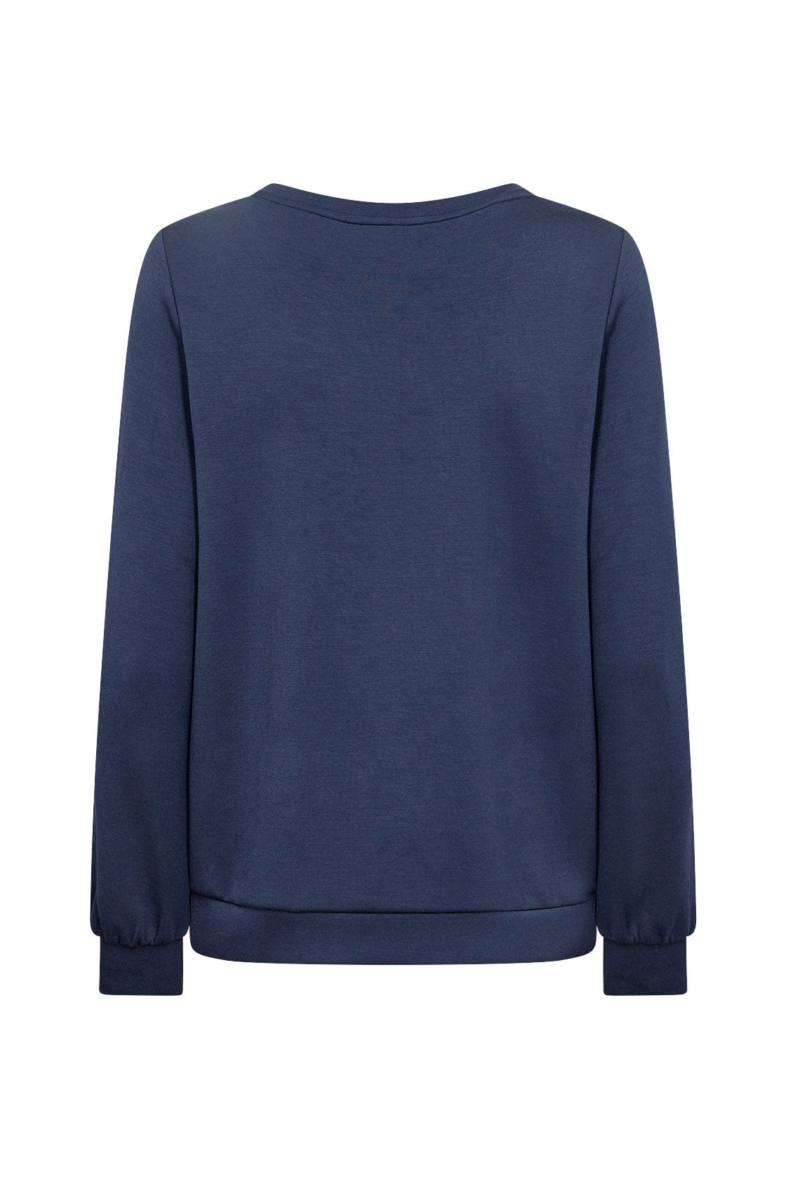 Soya Concept Banu V-Neck Sweatshirt - Blue Iris