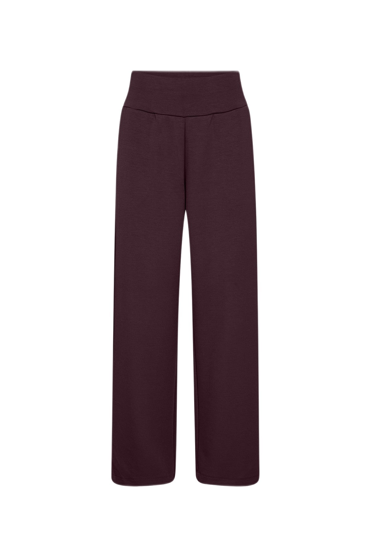 Soya Concept Banu Wide Leg Trousers - Chocolate Plum