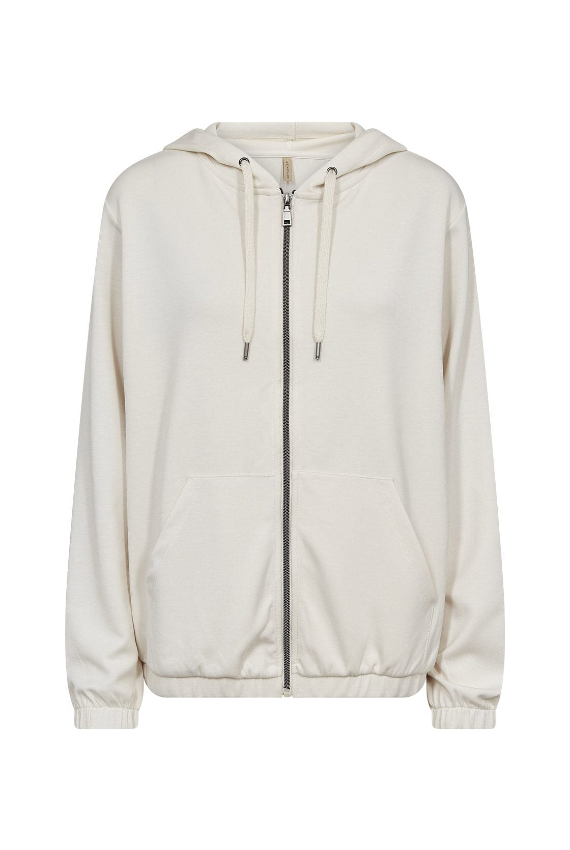 Soya Concept Banu Zip-Up Hoodie - Cream