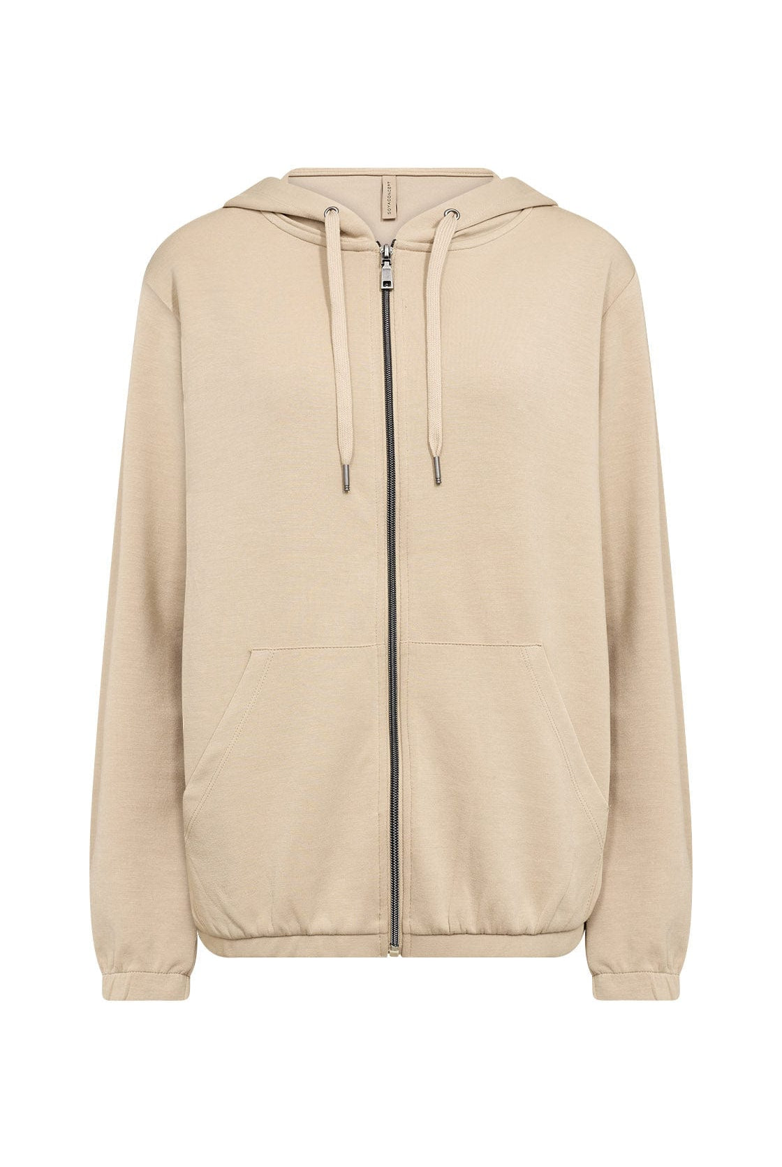 Soya Concept Banu Zip-Up Hoodie - Sand