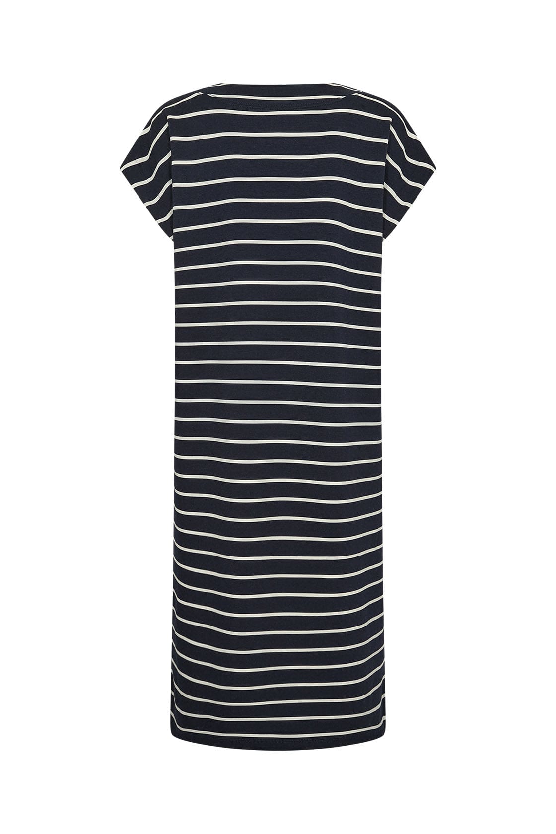 Soya Concept Barni Stripe T-Shirt Dress - Navy Combi