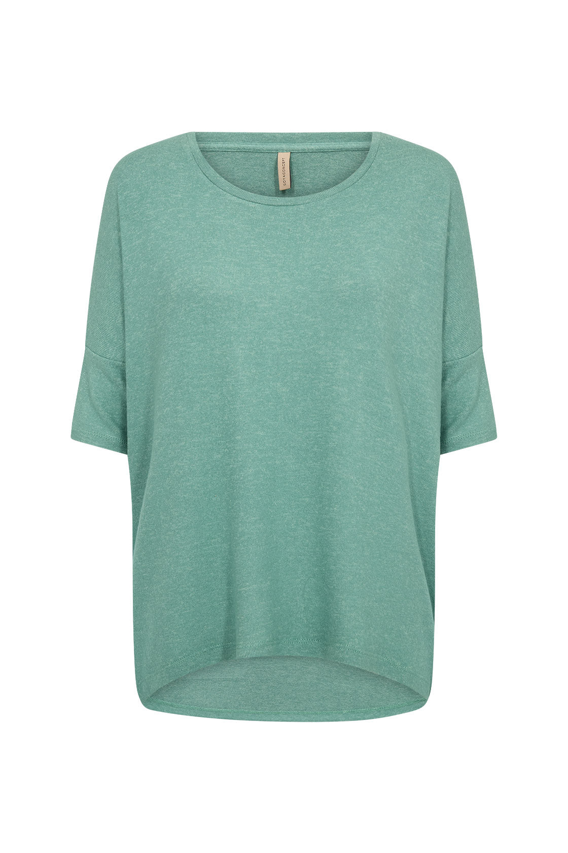 Soya Concept Biara Supersoft Half Sleeve Jumper - Frosty Spruce Melange