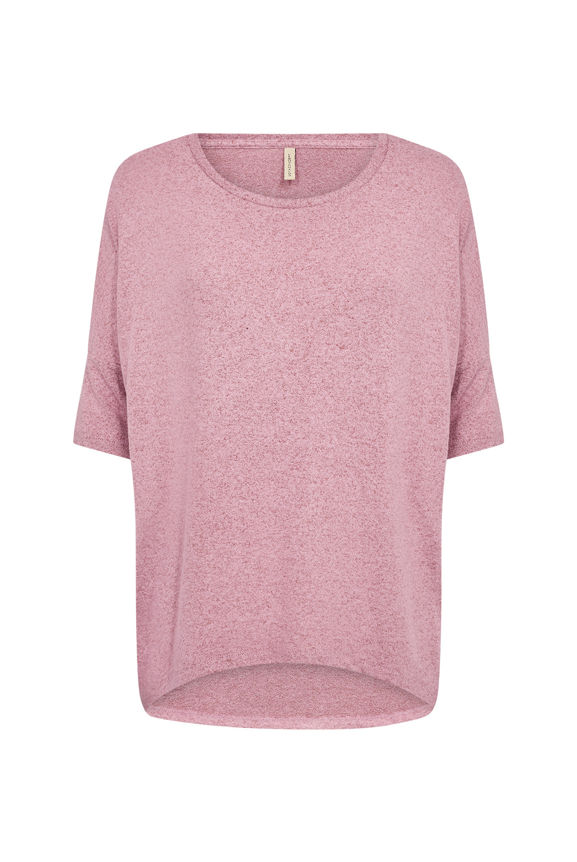 Soya Concept Biara Supersoft Half Sleeve Jumper - Mauve Orchid Melange