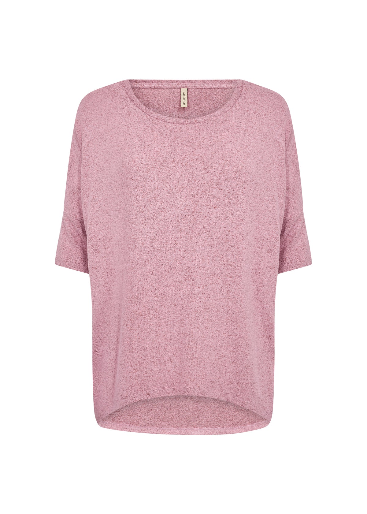 Soya Concept Biara Supersoft Half Sleeve Jumper - Mauve Orchid Melange