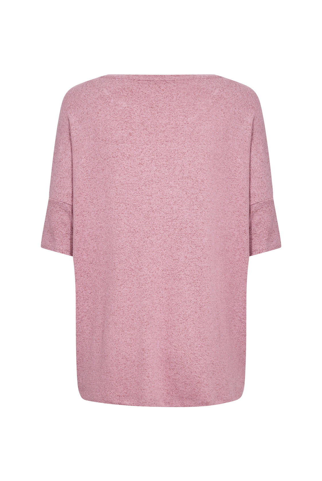 Soya Concept Biara Supersoft Half Sleeve Jumper - Mauve Orchid Melange