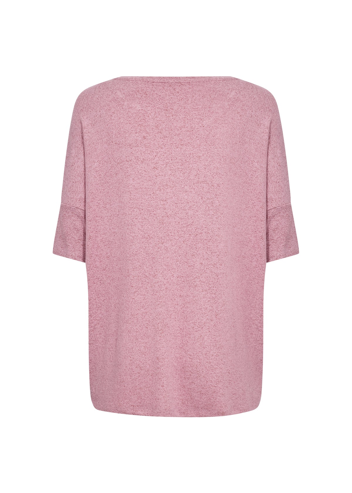 Soya Concept Biara Supersoft Half Sleeve Jumper - Mauve Orchid Melange