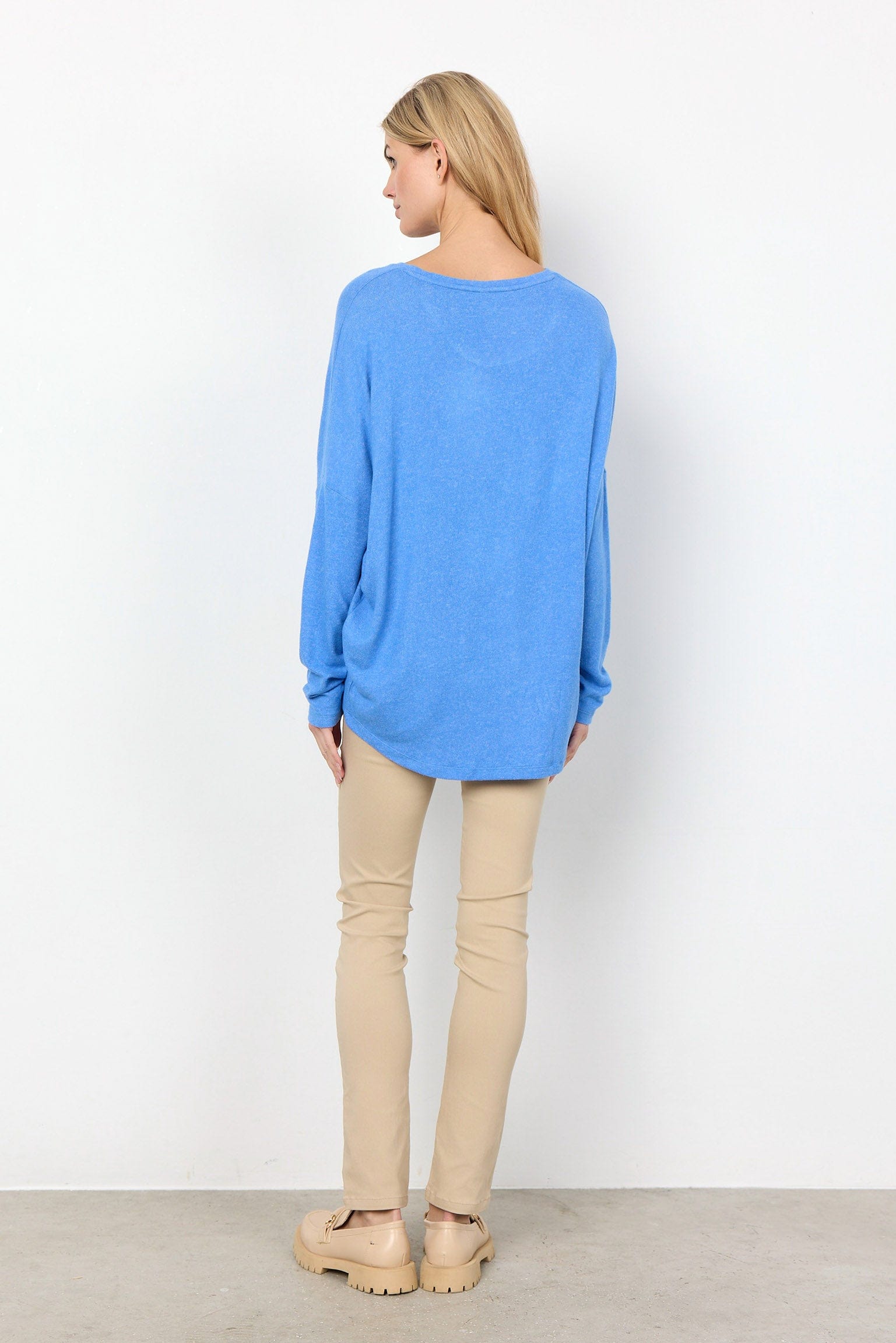 Soya Concept Biara Supersoft Jumper - Bright Blue Melange