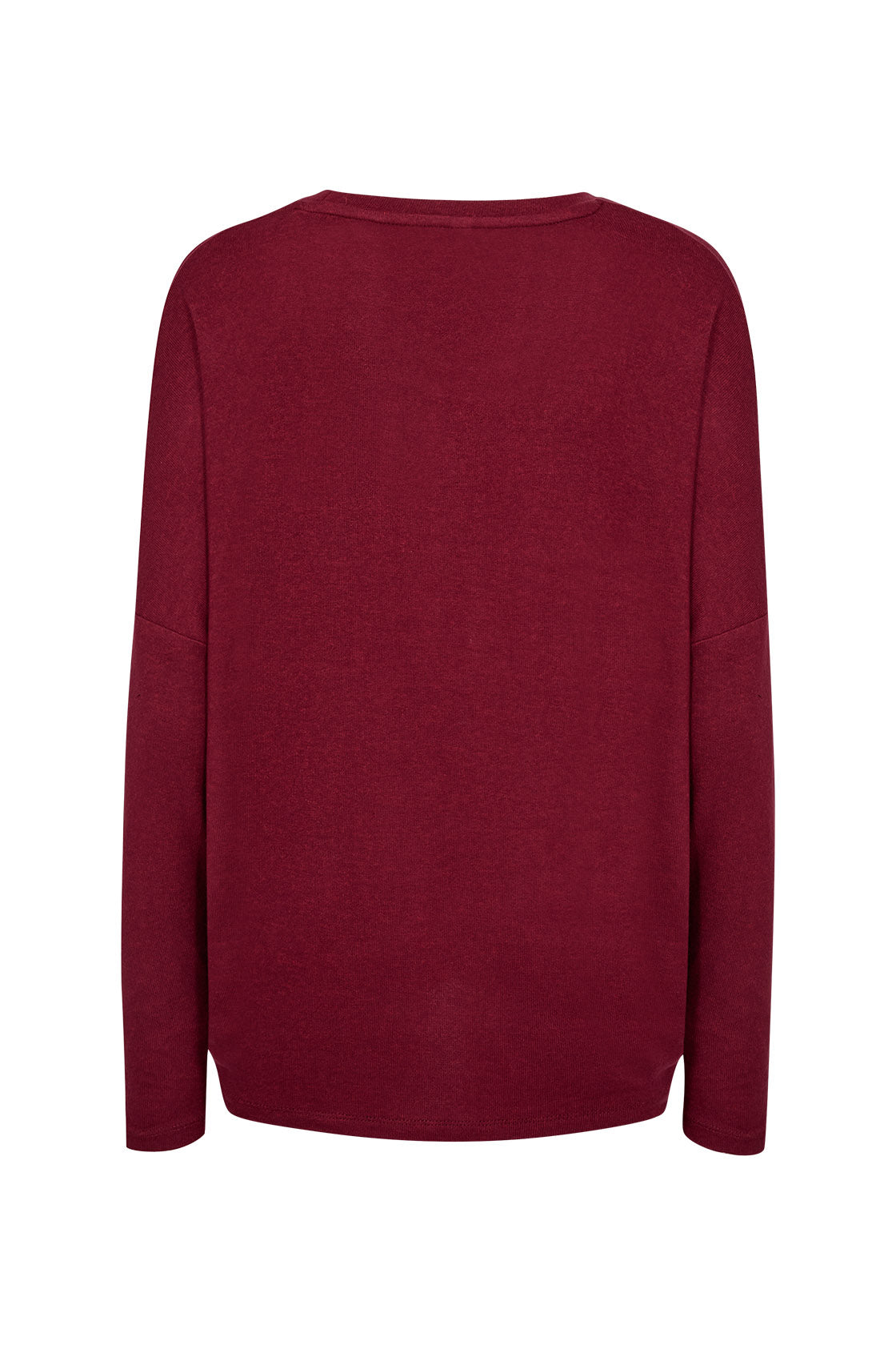 Soya Concept Biara Supersoft Jumper - Dark Red Melange