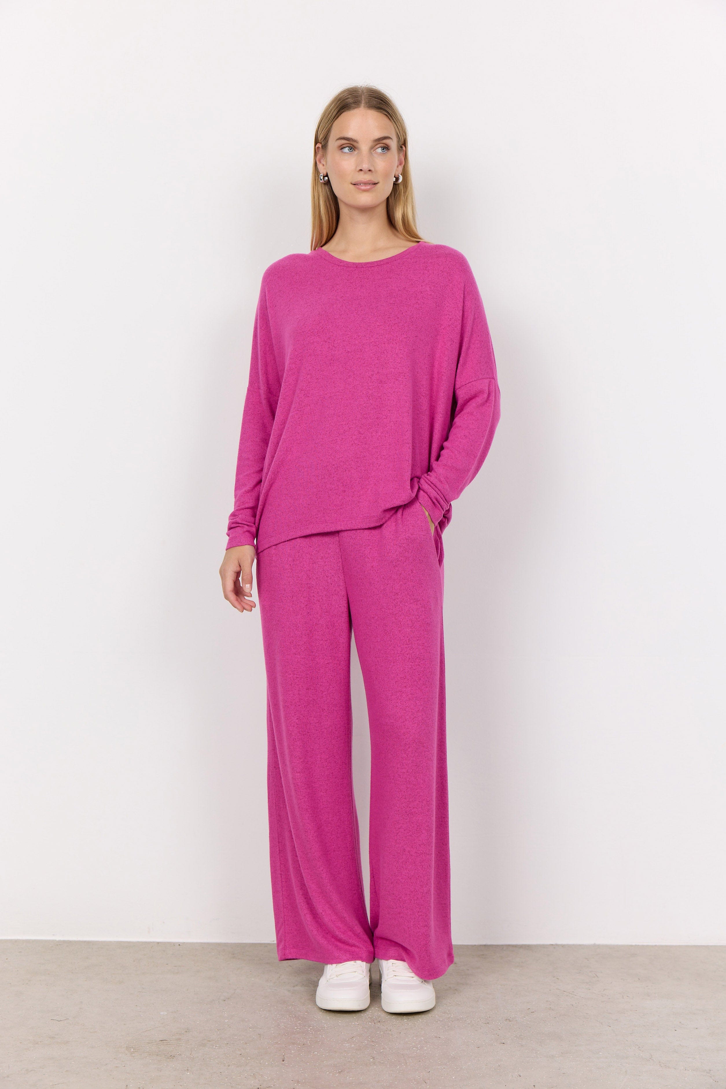 Soya Concept Biara Supersoft Jumper - Fuchsia Melange