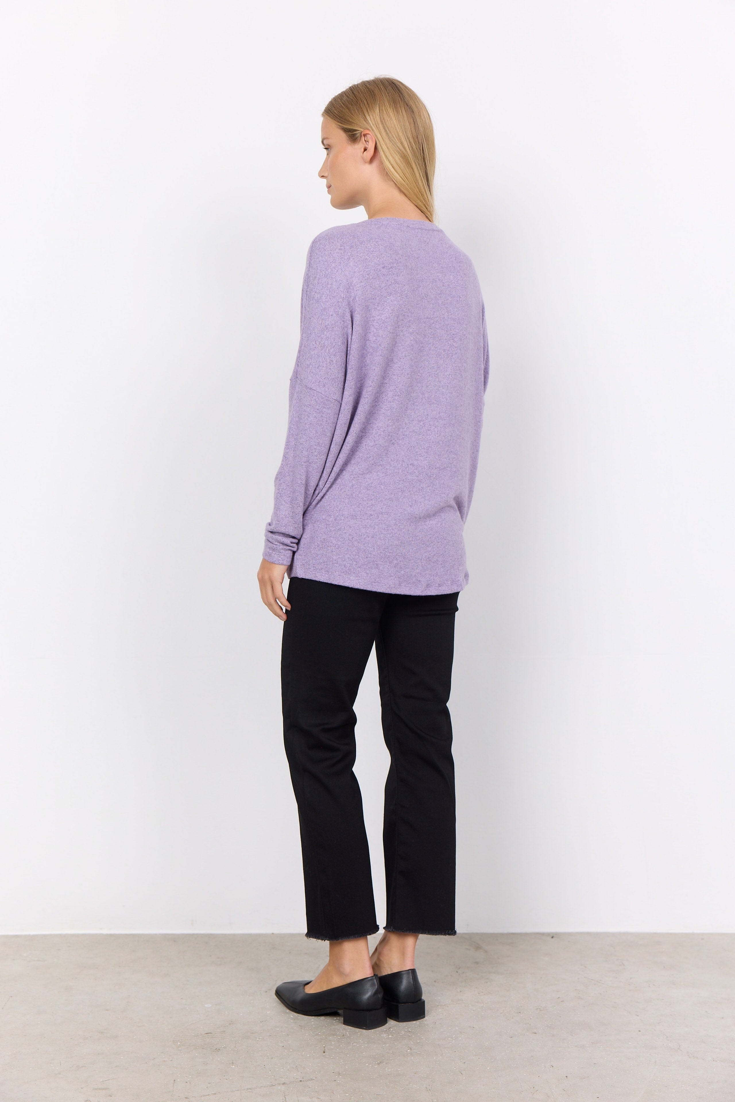 Soya Concept Biara Supersoft Jumper - Lilac Breeze Melange