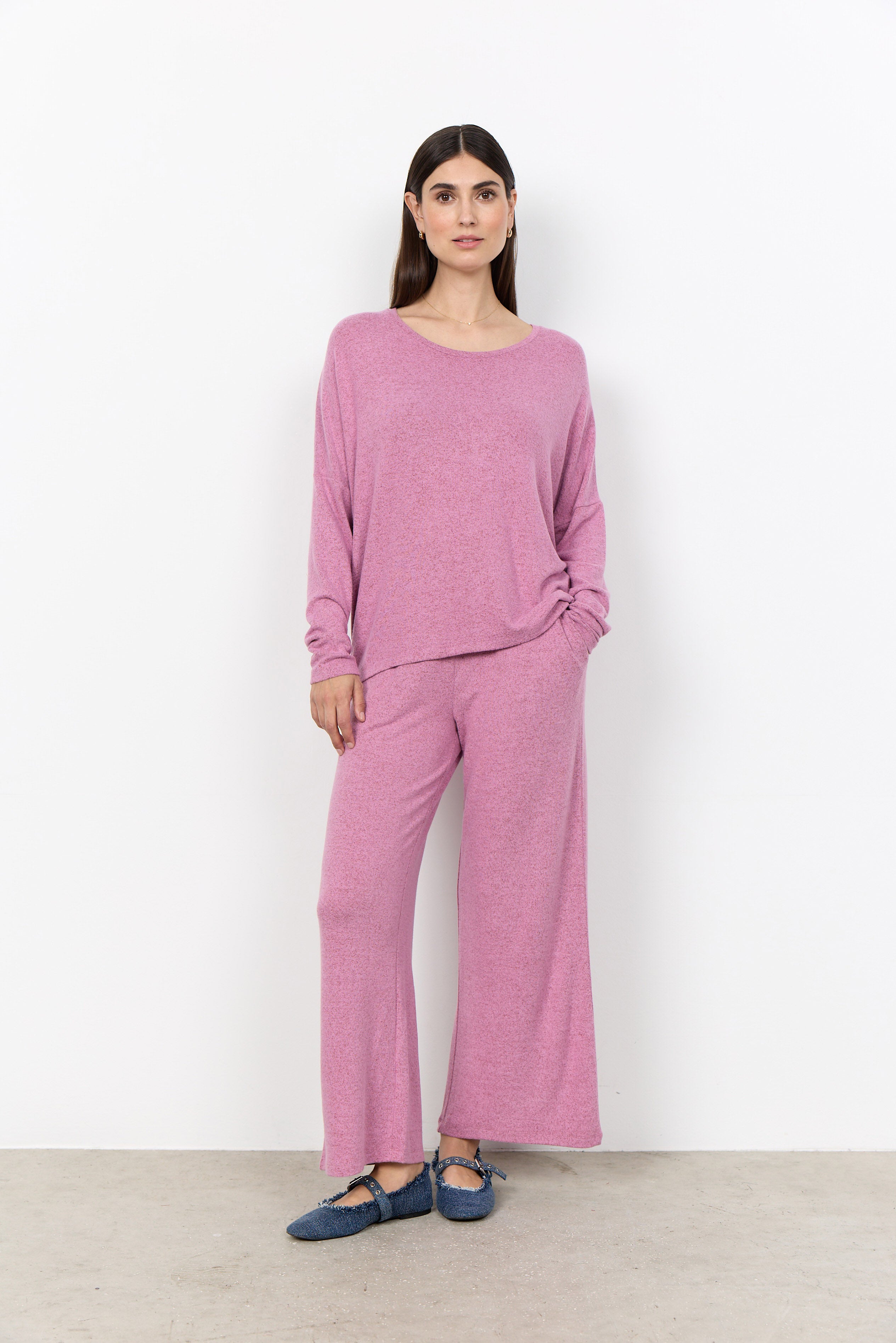 Soya Concept Biara Supersoft Jumper - Mauve Orchid Melange