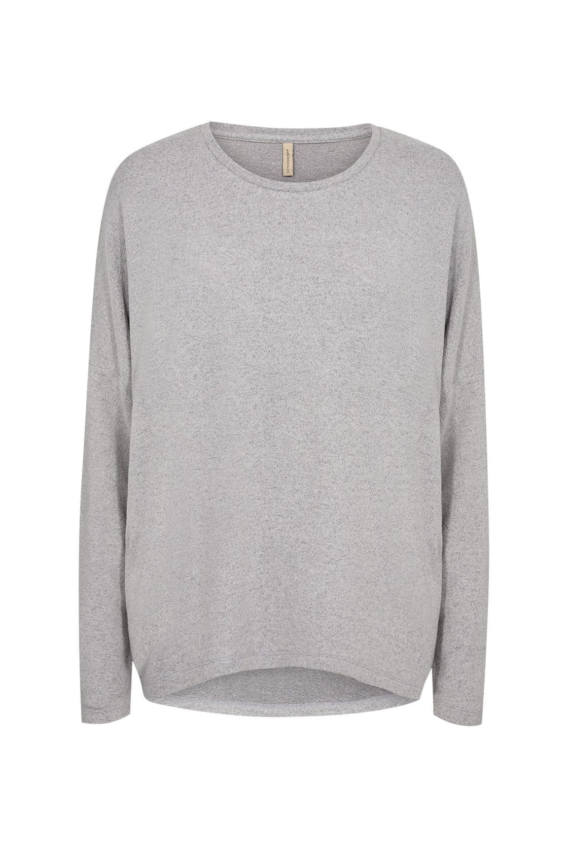 Soya Concept Biara Supersoft Jumper - Mid Grey Melange