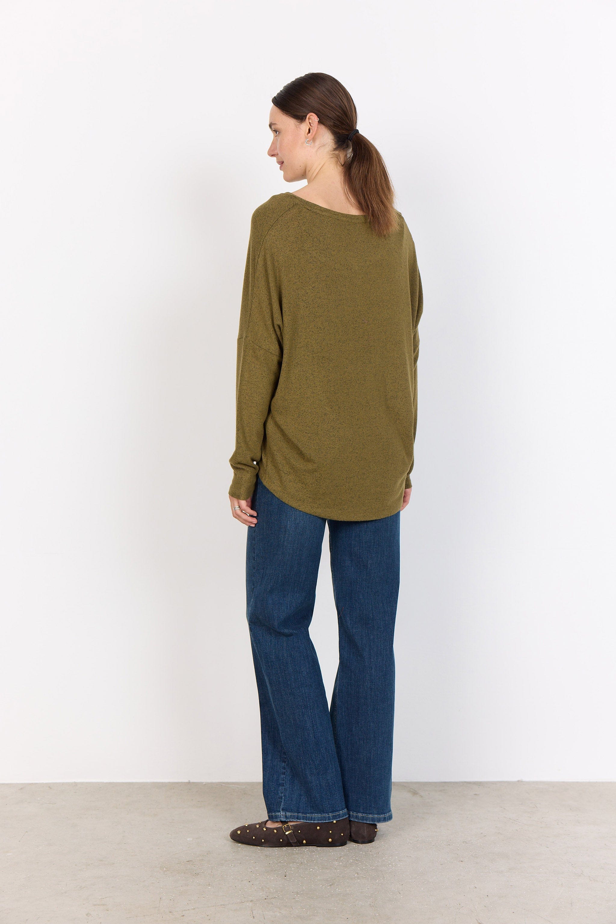Soya Concept Biara Supersoft Jumper - Misty Green Melange